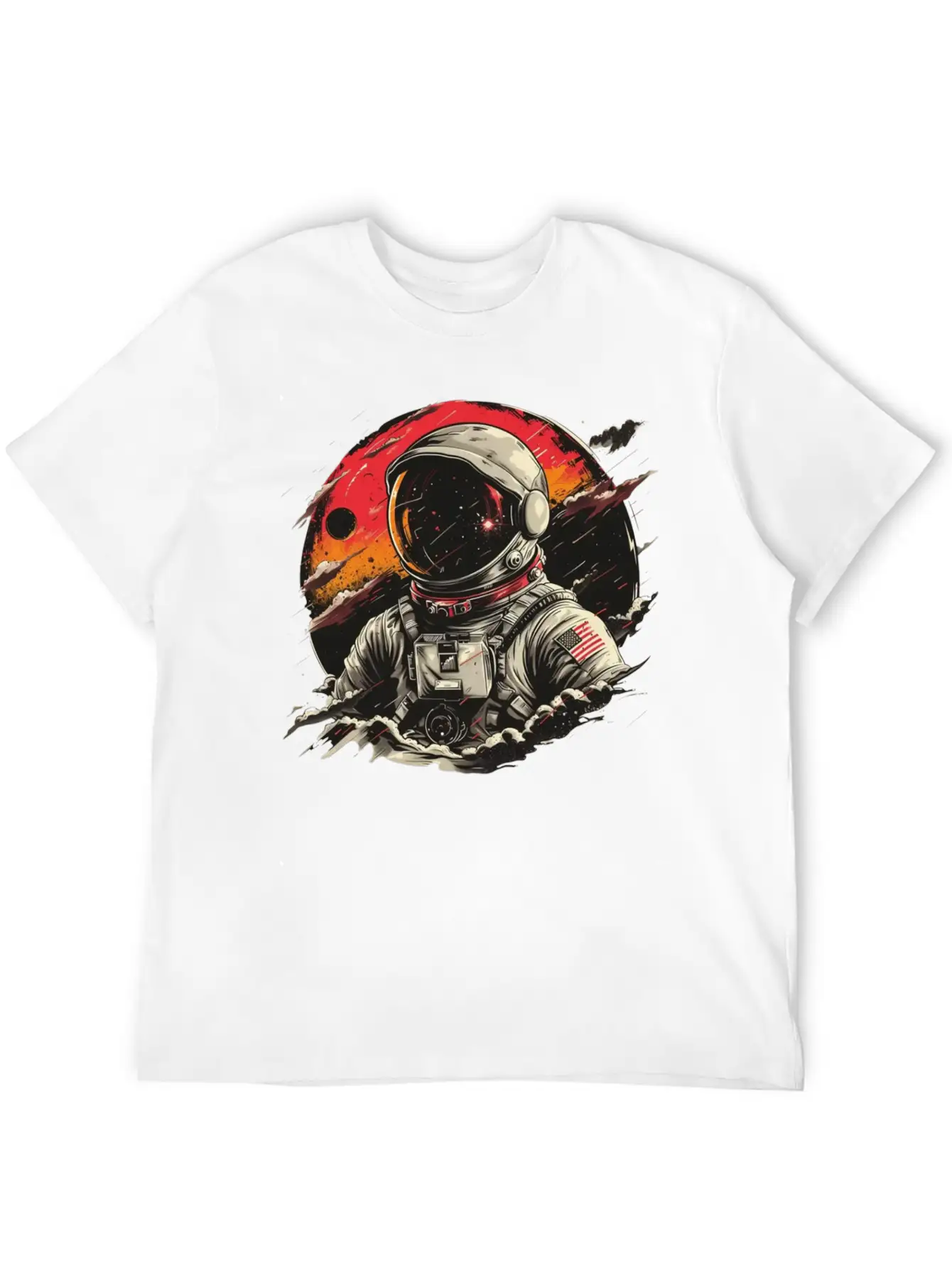 Astronaut Adventure - Explore The Cosmos Essential Cotton Tee For Daily Outfits – Unisex Style