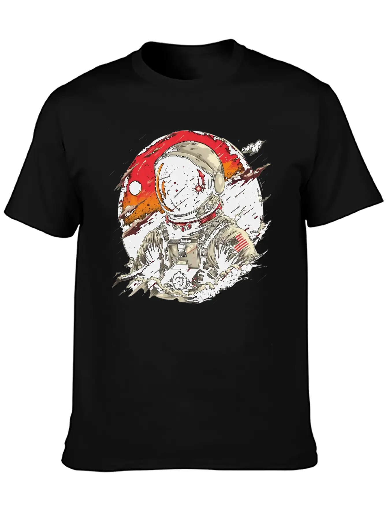 Astronaut Adventure - Explore The Cosmos Essential Cotton Tee For Daily Outfits – Unisex Style