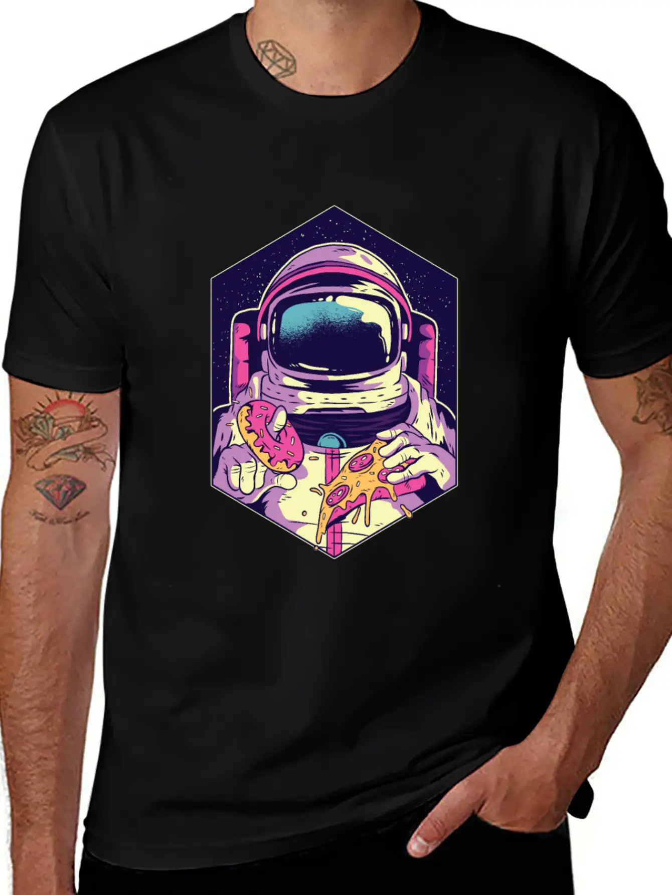 Astronaut Food Modern Fit Casual T-Shirt – Clean And Versatile Design
