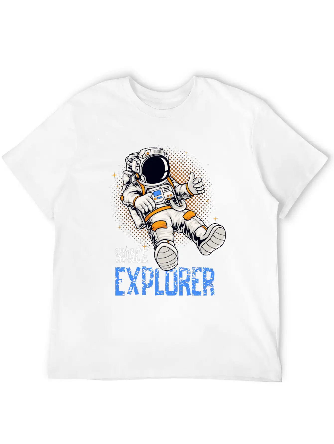 Astronaut Space Explorer Lightweight Cotton T-Shirt – Daily Comfort Graphic Shirt