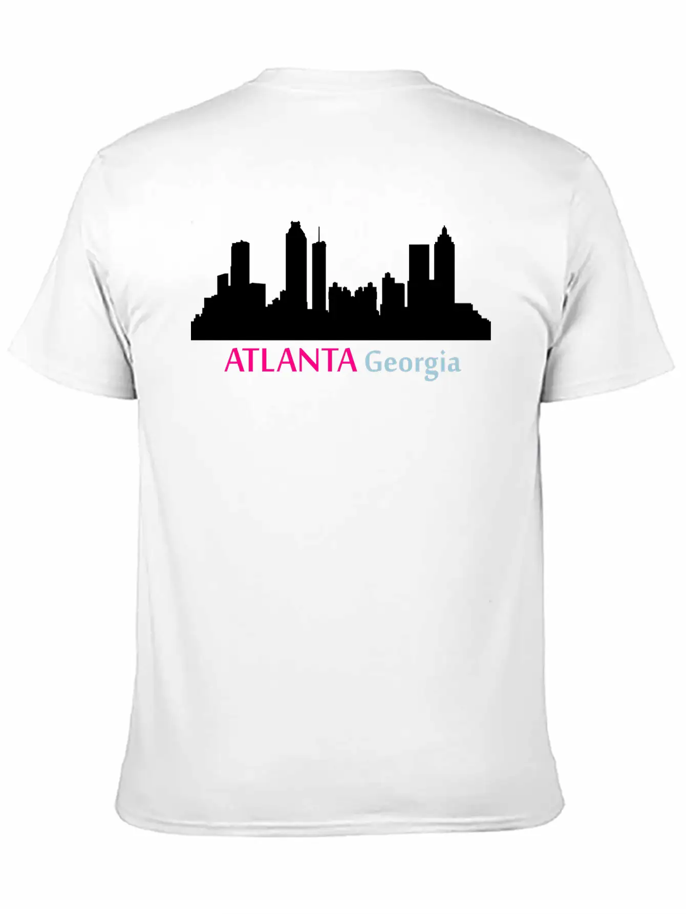 Atlanta, Georgia Lightweight Cotton T-Shirt – Daily Comfort Graphic Shirt