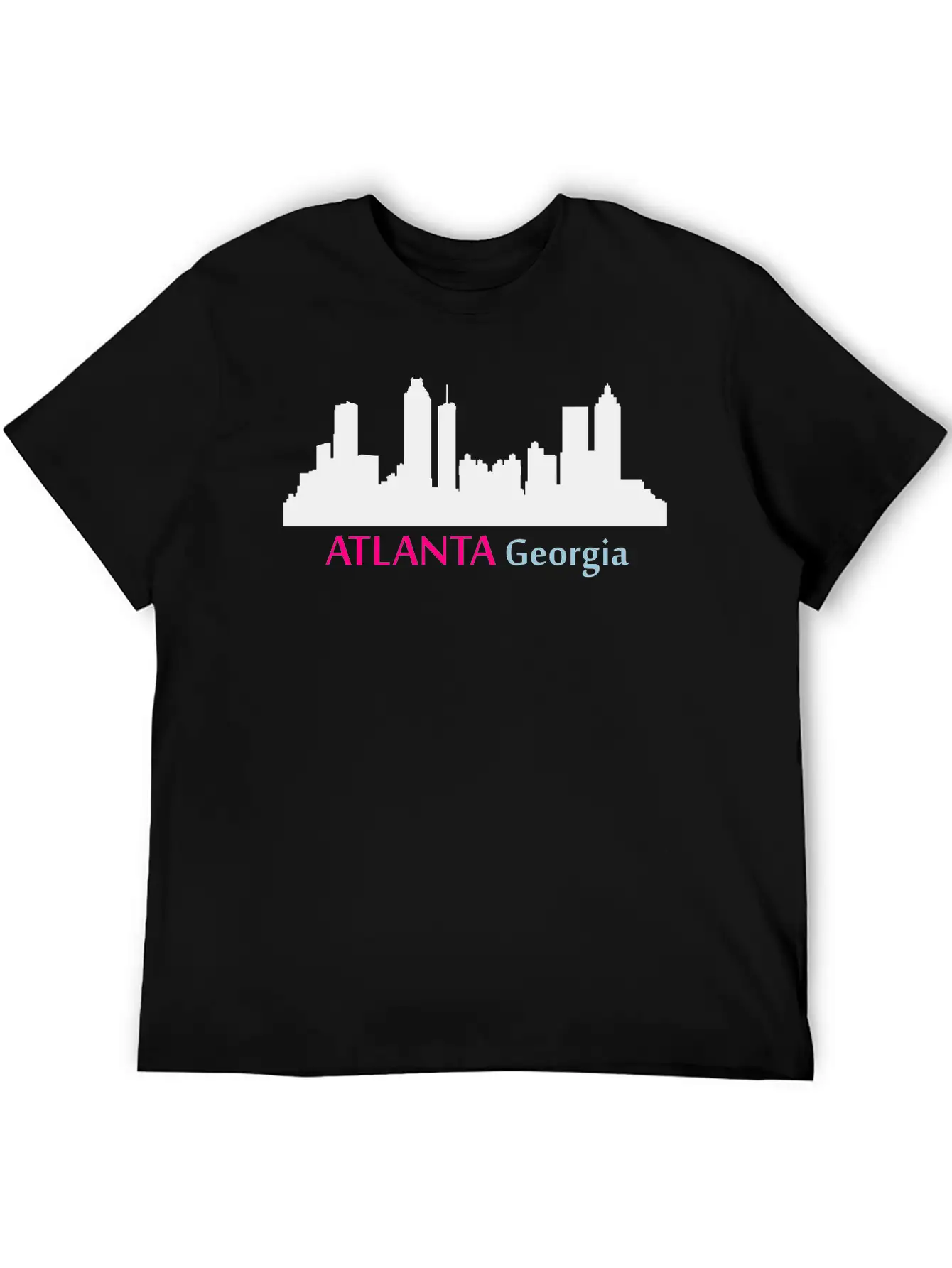 Atlanta, Georgia Lightweight Cotton T-Shirt – Daily Comfort Graphic Shirt