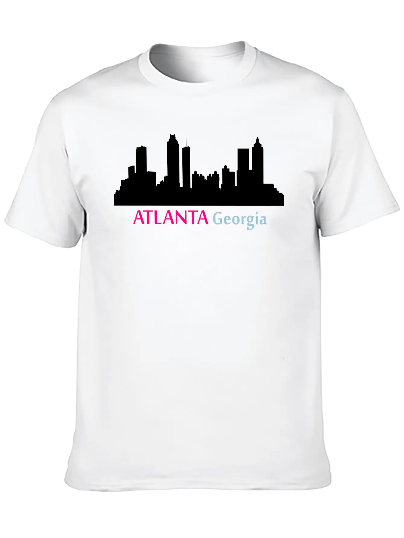 Atlanta, Georgia Lightweight Cotton T-Shirt – Daily Comfort Graphic Shirt