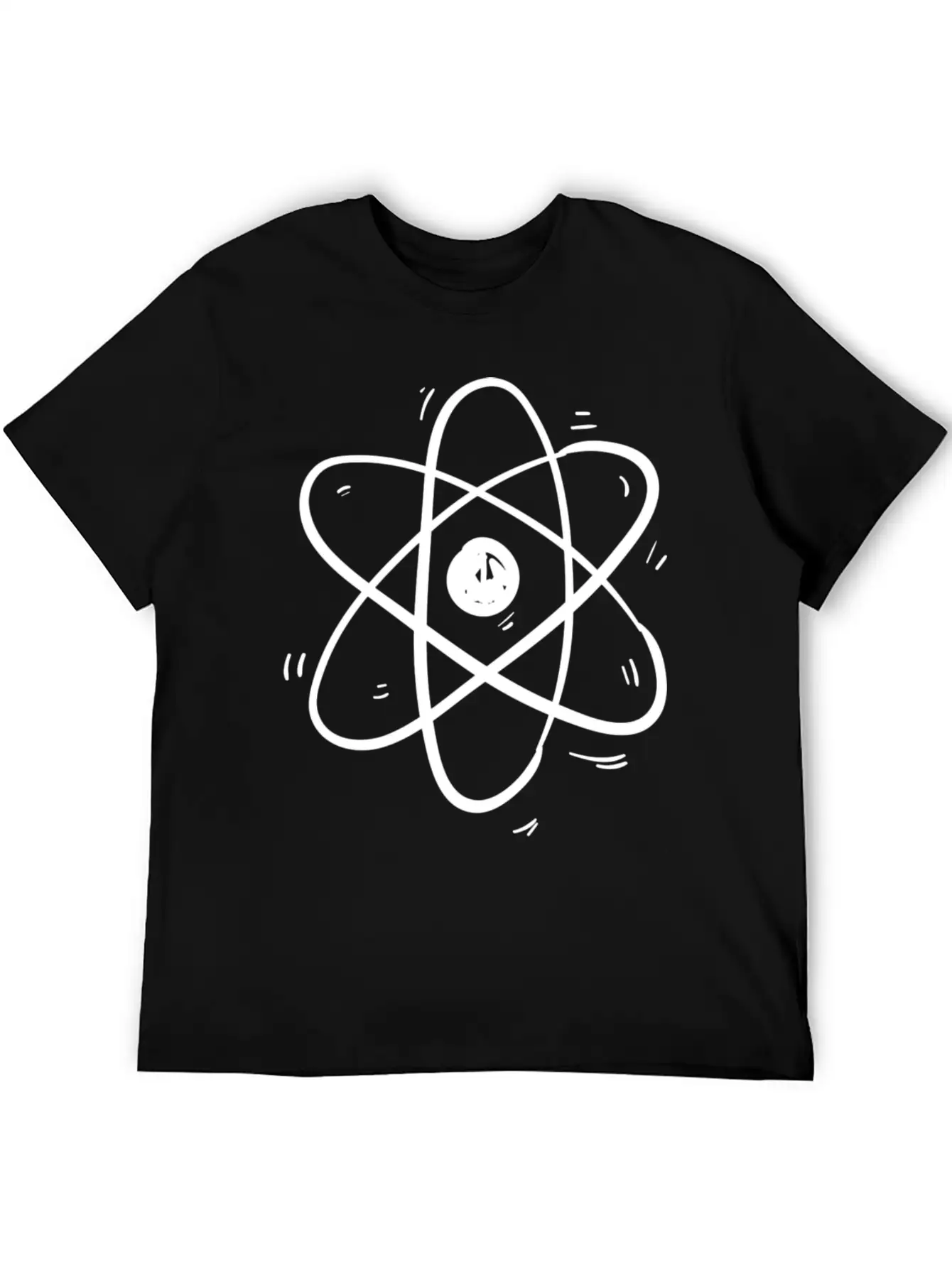 Atom Model Cosmos Particle Theory Physics All Modern Fit Casual T-Shirt ��� Clean And Versatile Design