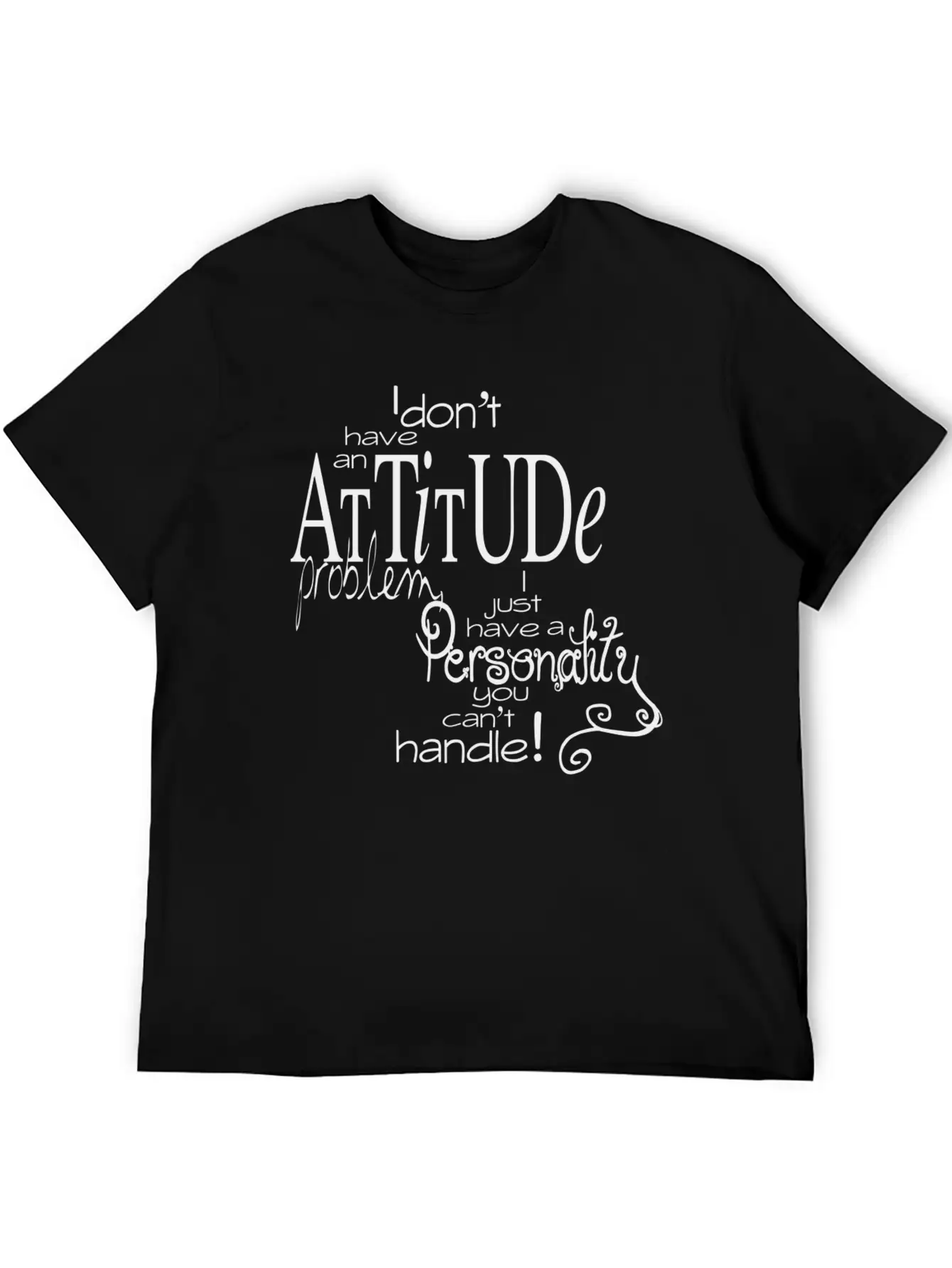 Attitude Unisex Casual T-Shirt ��� Clean Design For Daily Comfort
