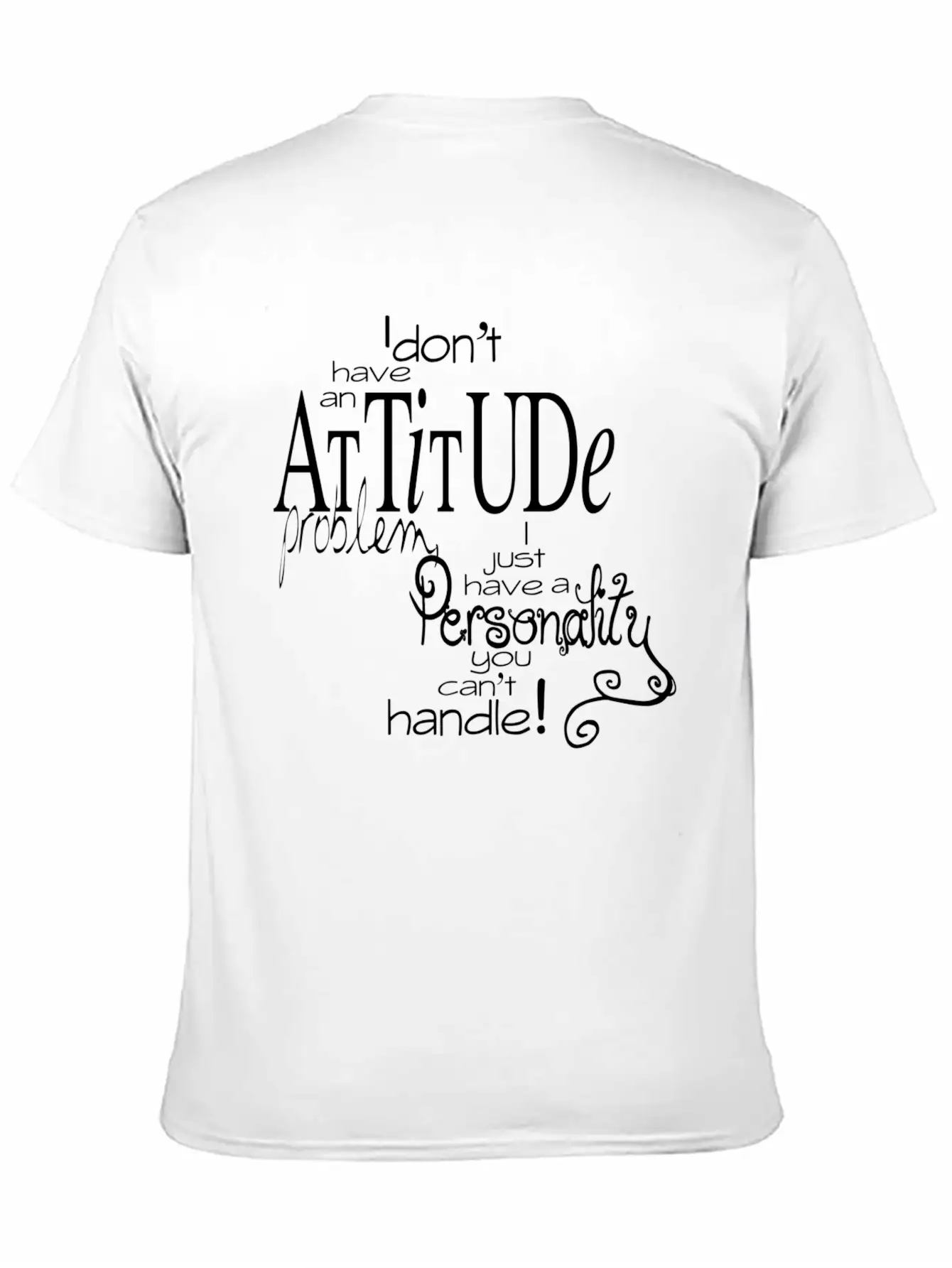 Attitude Unisex Casual T-Shirt ��� Clean Design For Daily Comfort