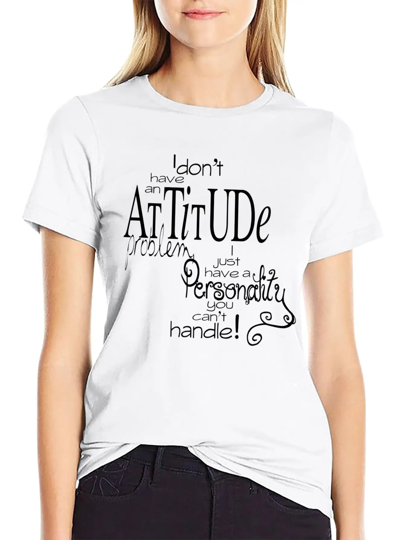 Attitude Unisex Casual T-Shirt ��� Clean Design For Daily Comfort