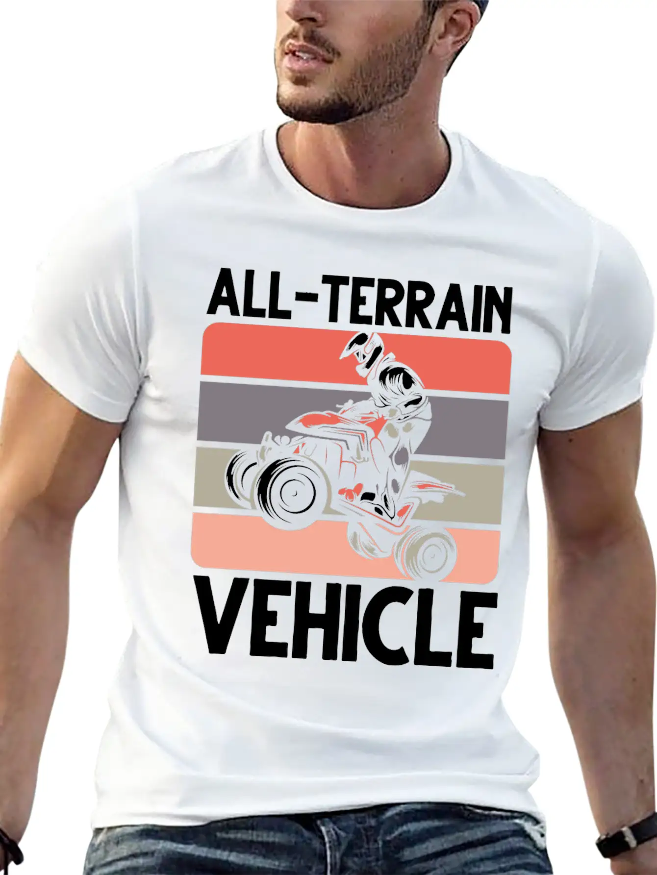 ATV Quad All-Terrain Vehicle Racing Soft Cotton Short Sleeve Tee – Unisex Wardrobe Staple