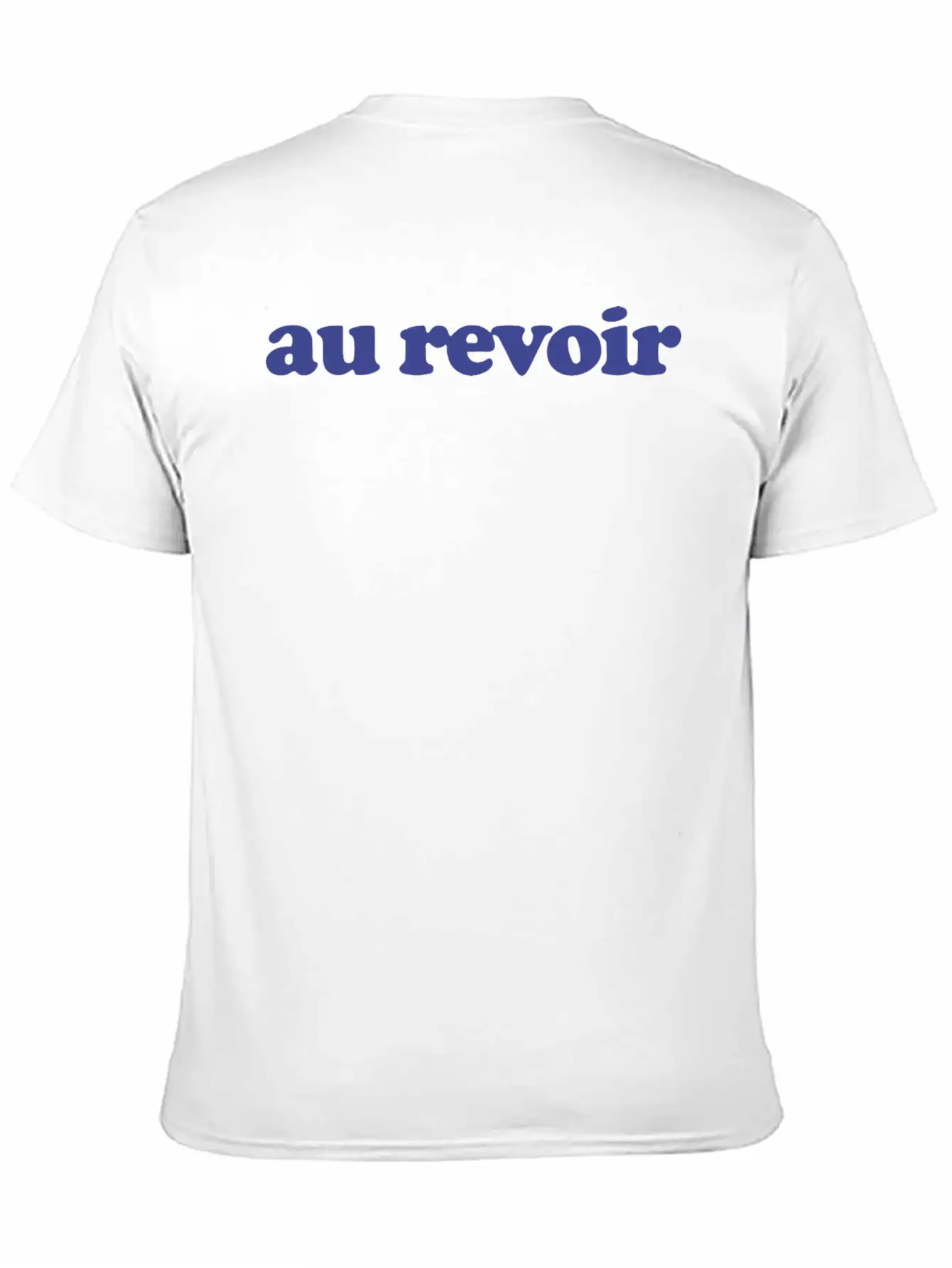 Au Revoir Retro Vintage French Fashion Chic Essential Cotton Tee For Daily Outfits – Unisex Style