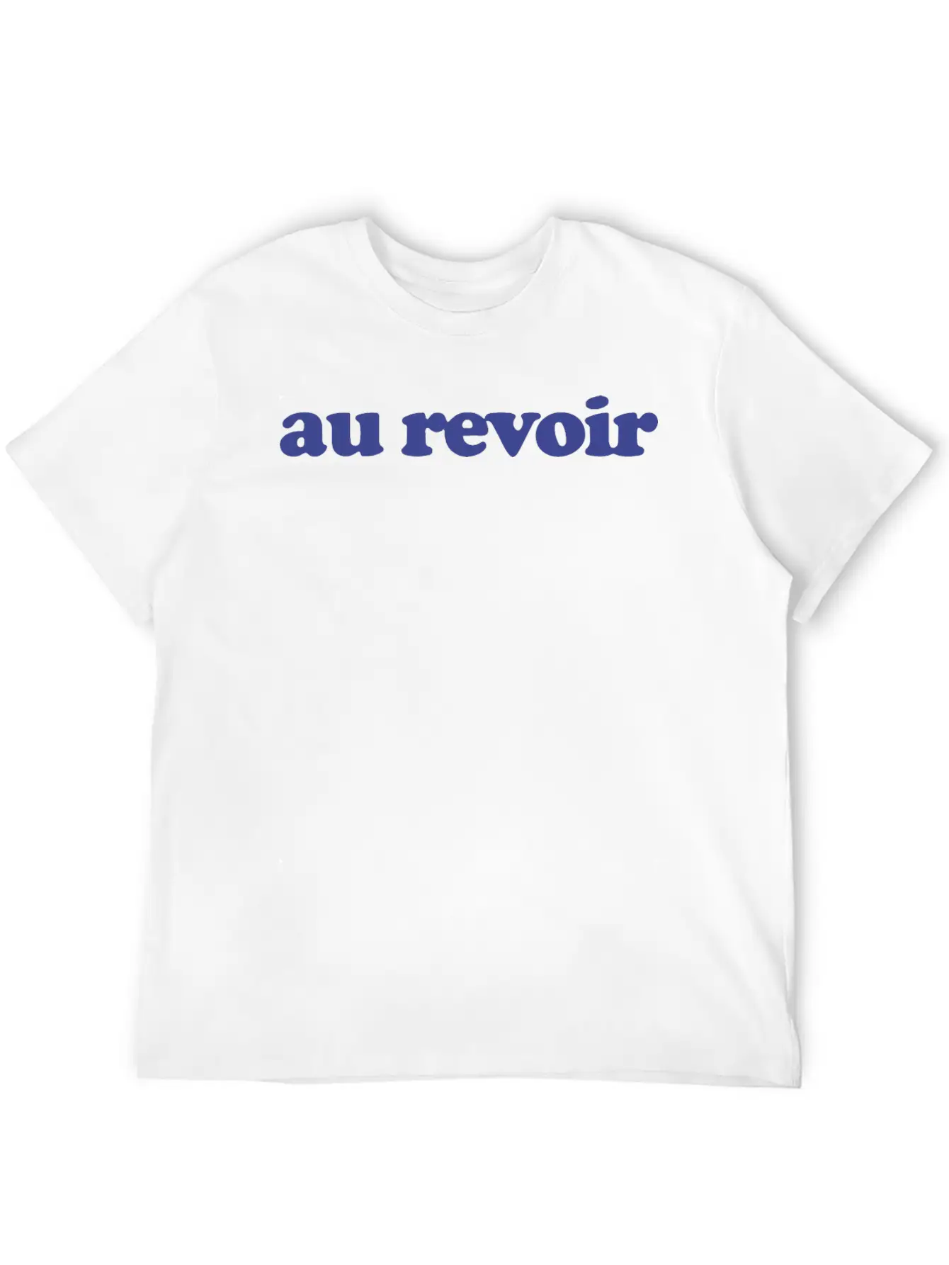 Au Revoir Retro Vintage French Fashion Chic Essential Cotton Tee For Daily Outfits – Unisex Style