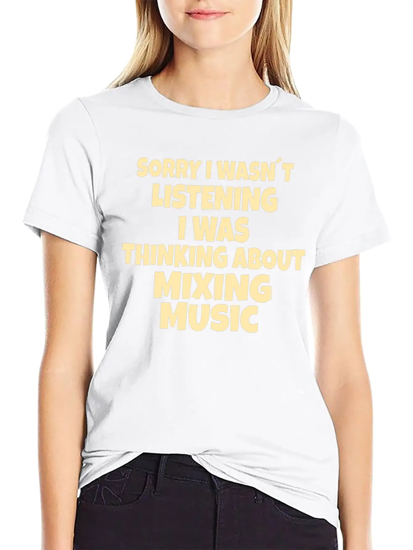 AUDIOLOGIST / CAR STEREO: Sorry I Wasn´t Listening Stylish Everyday T-Shirt – Unisex Basic Cotton Tee