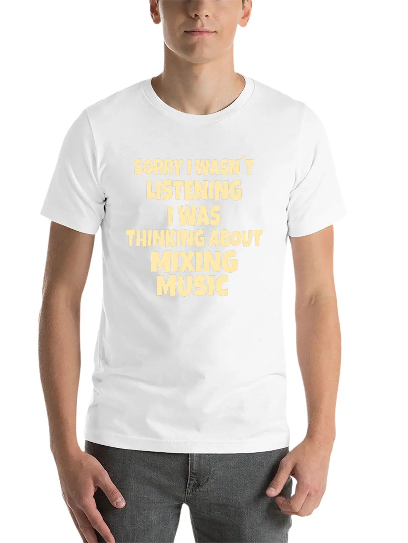 AUDIOLOGIST / CAR STEREO: Sorry I Wasn´t Listening Stylish Everyday T-Shirt – Unisex Basic Cotton Tee