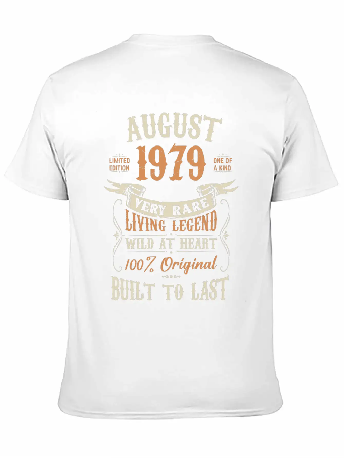 August 1979 Birthday Surprise Unisex Casual T-Shirt – Clean Design For Daily Comfort