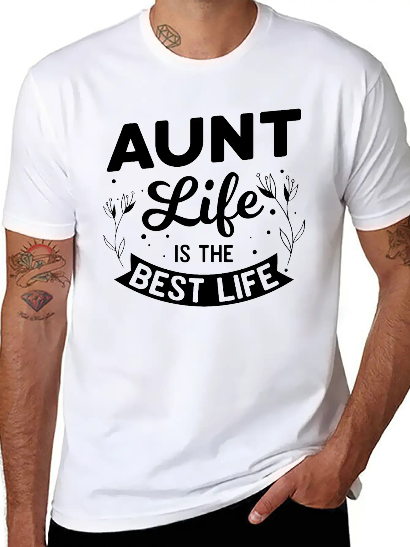 Aunt Life Is The Best Life Unisex Casual T-Shirt – Clean Design For Daily Comfort