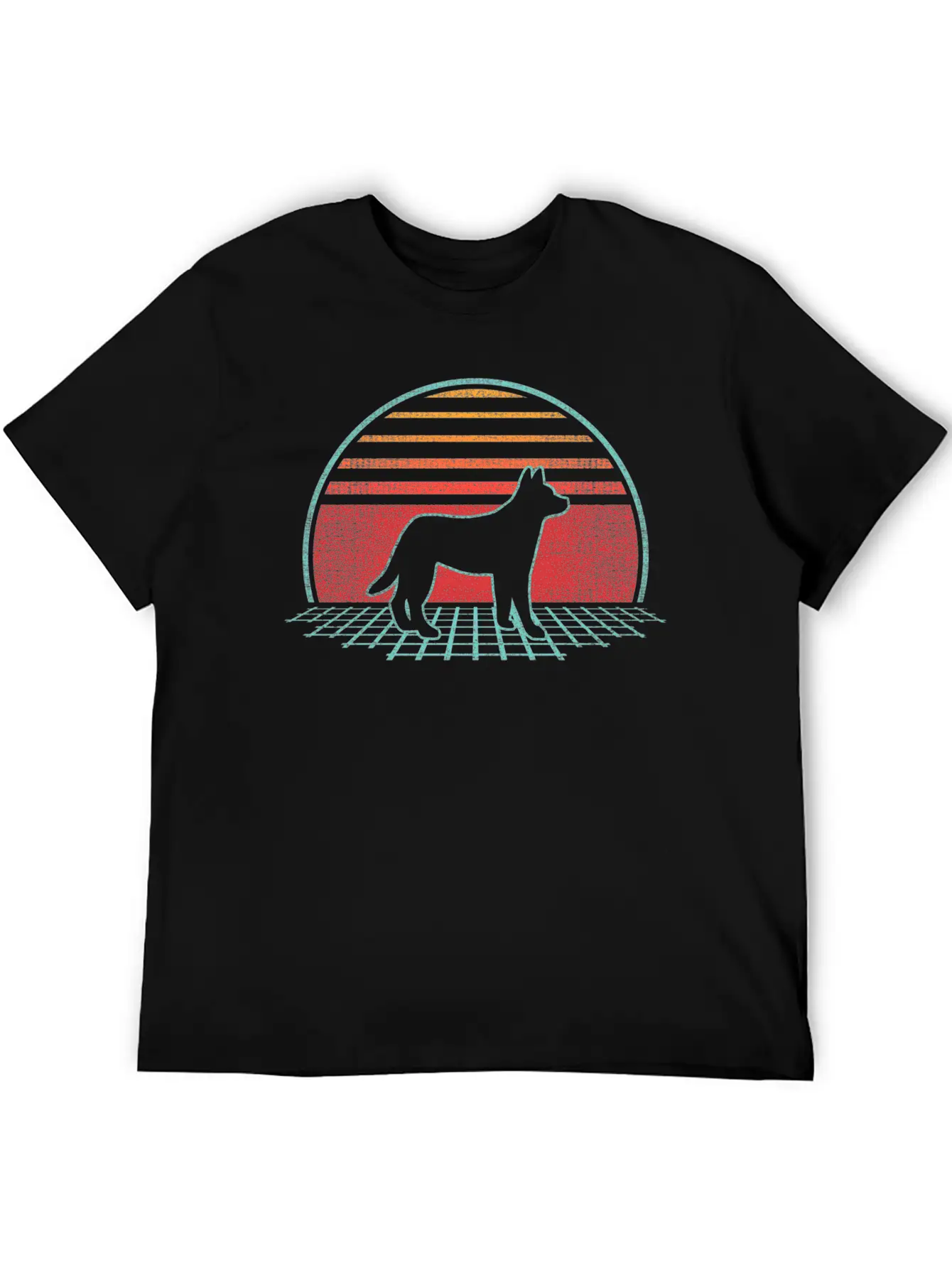 Australian Cattle Dog 80S Style Lightweight Cotton T-Shirt – Daily Comfort Graphic Shirt
