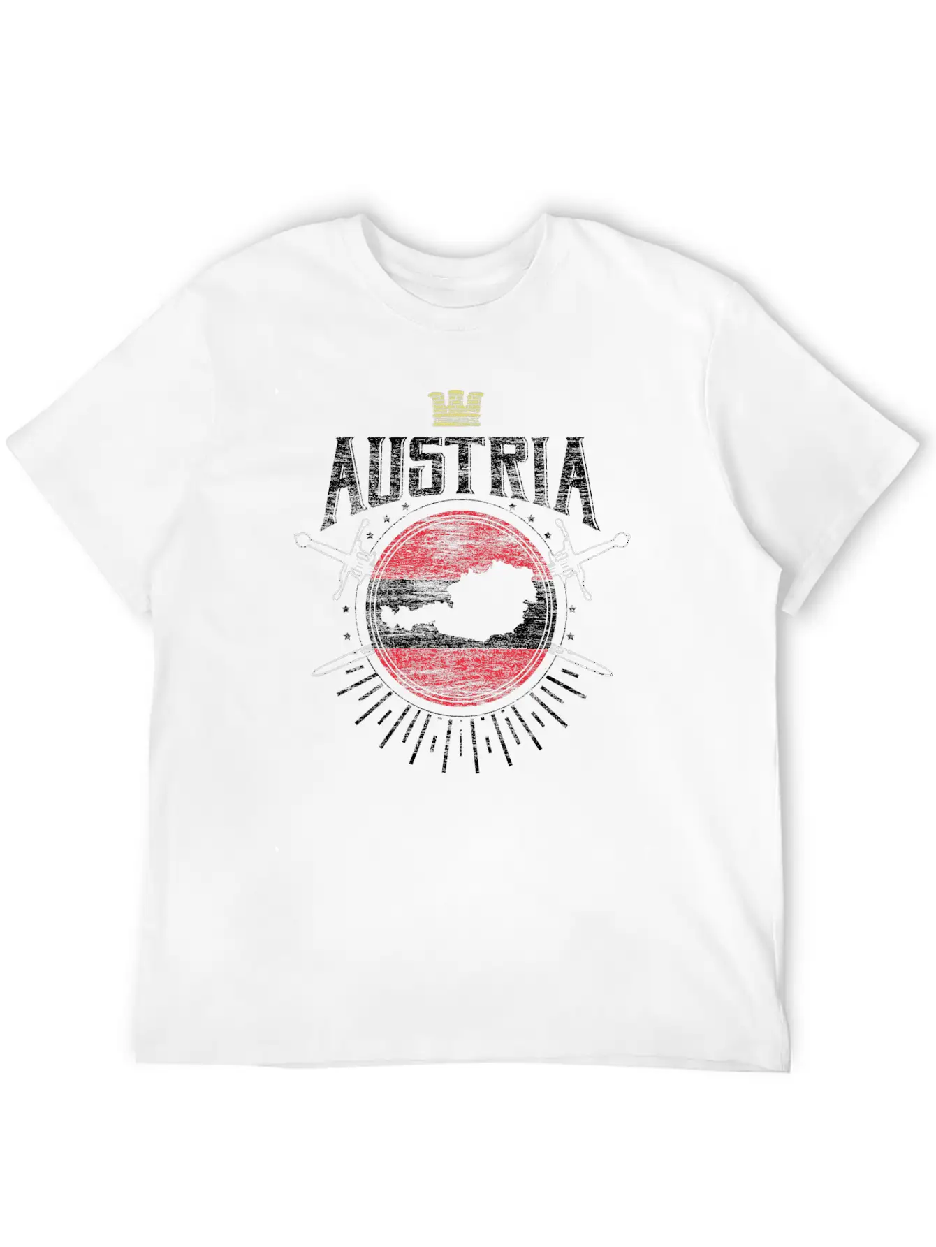Austria Vienna Eu Gift Idea Modern Fit Casual T-Shirt ��� Clean And Versatile Design