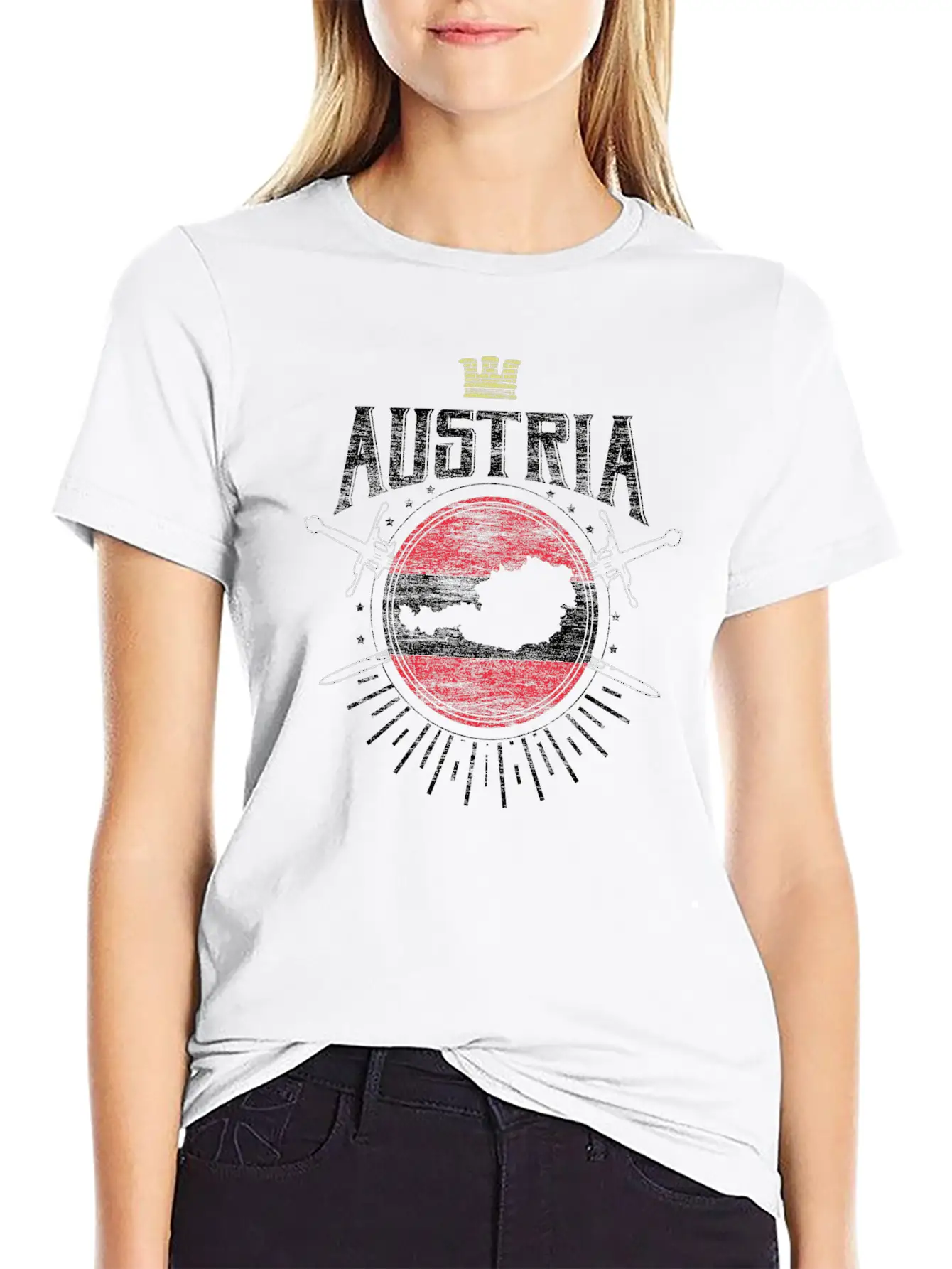 Austria Vienna Eu Gift Idea Modern Fit Casual T-Shirt ��� Clean And Versatile Design