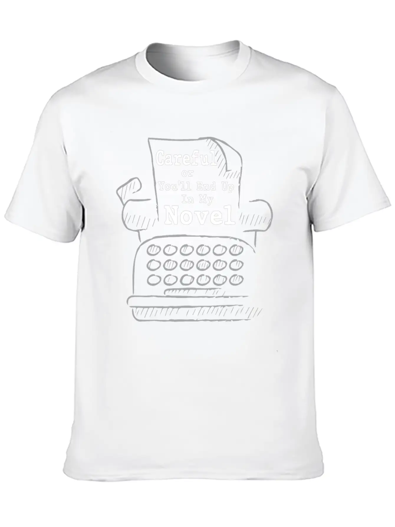 Author Book Writer Literature Bookworm Writing Essential Cotton Tee For Daily Outfits – Unisex Style