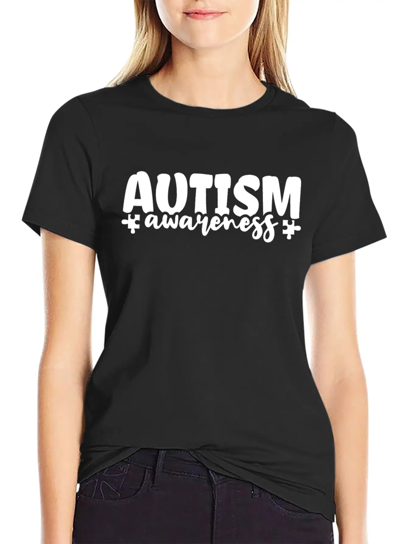 Autism Awareness Autistic Relaxed Everyday Tee – Lightweight And Durable Cotton