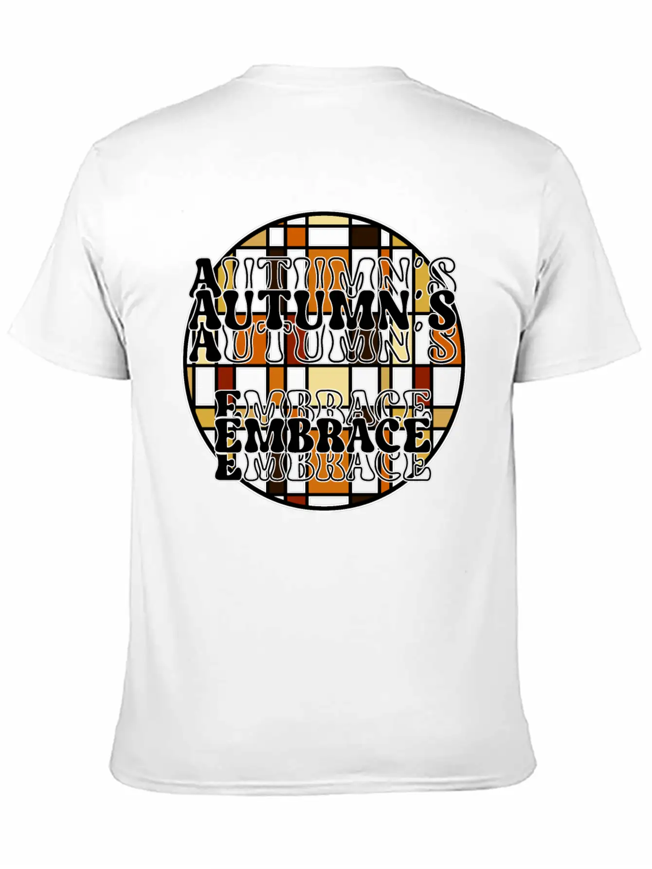 Autumn's Embrace Basic Graphic T-Shirt – Daily Comfort In Soft Cotton