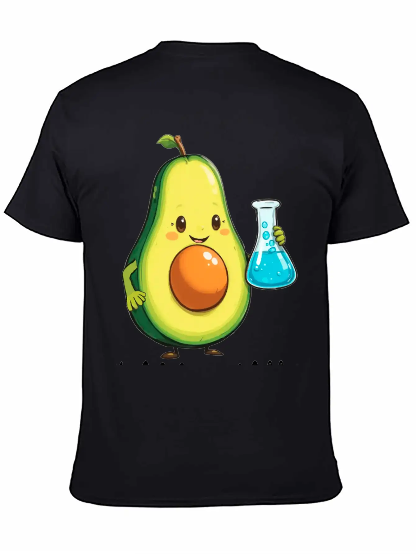 Avogadro's Number Pun. Cute Avocado Chemist Chemis Relaxed Everyday Tee – Lightweight And Durable Cotton