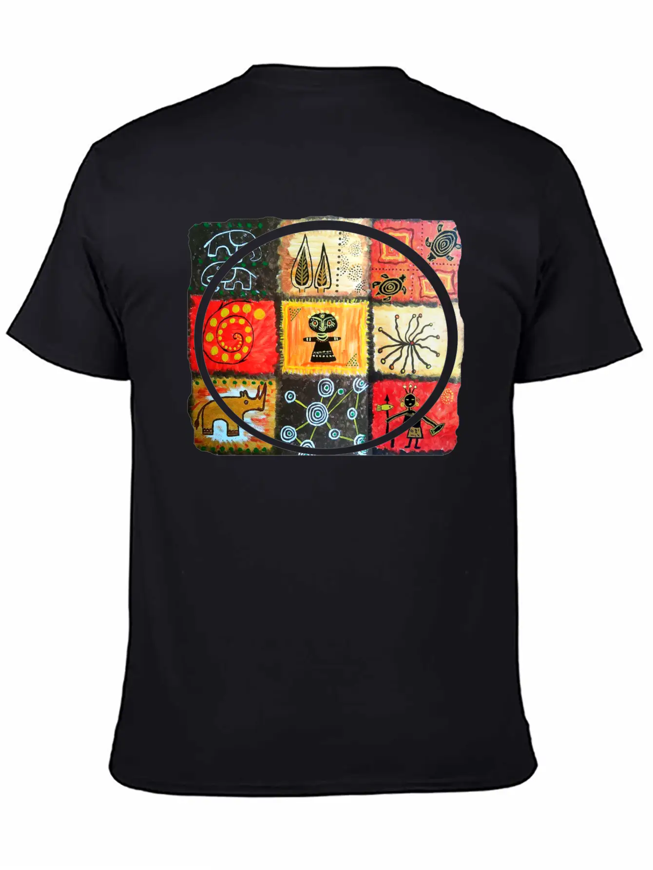 AWESOME Afro Style Hand Drawn Art Essential Cotton Tee For Daily Outfits – Unisex Style