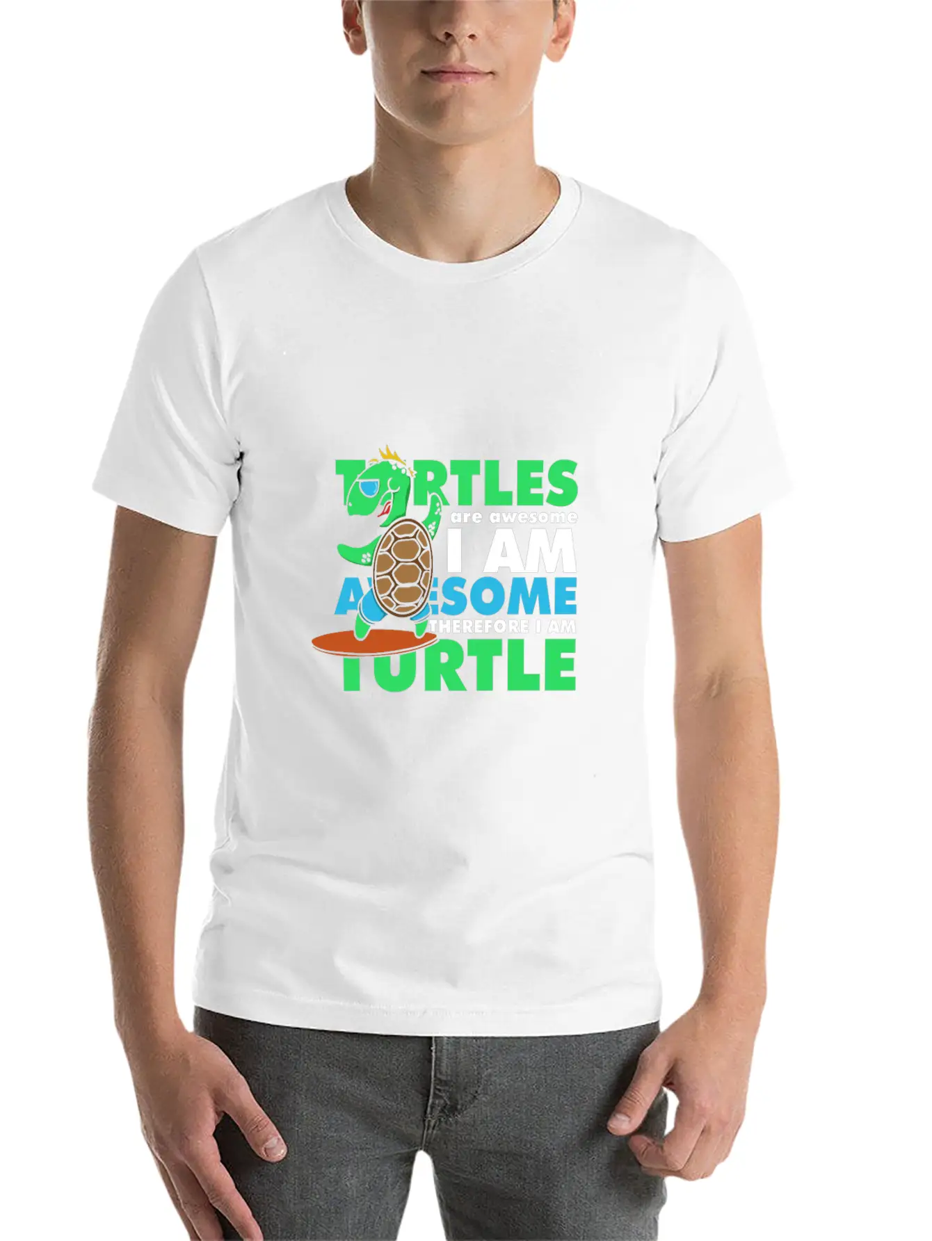 Awesome Turtle Soft Cotton Short Sleeve Tee – Unisex Wardrobe Staple