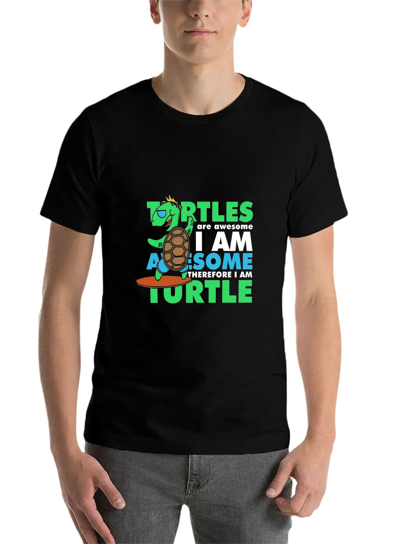 Awesome Turtle Soft Cotton Short Sleeve Tee – Unisex Wardrobe Staple