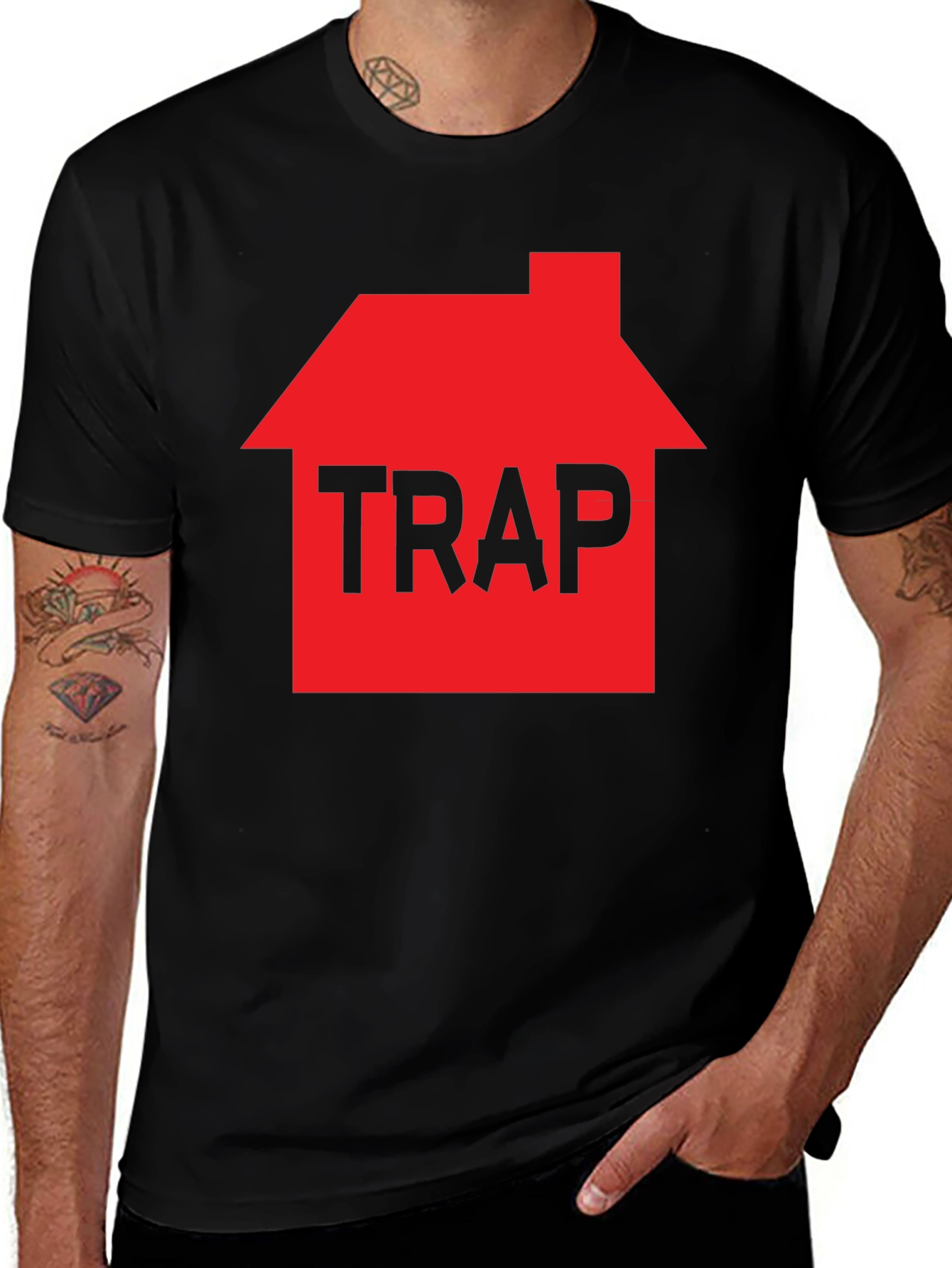 Trap House Graphic Tee - Urban Style