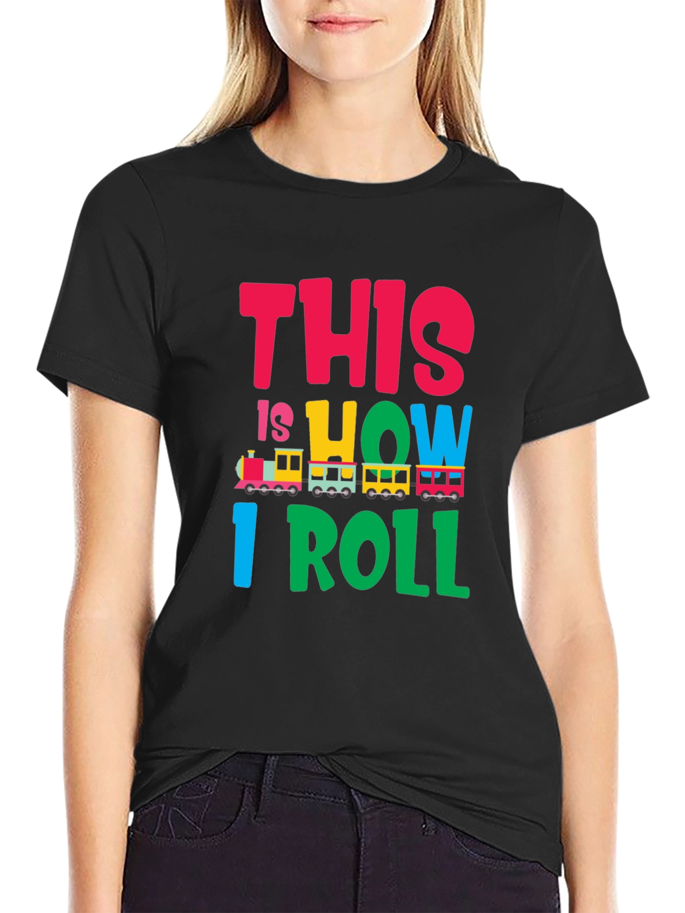 This is How I Roll Train Graphic T-Shirt