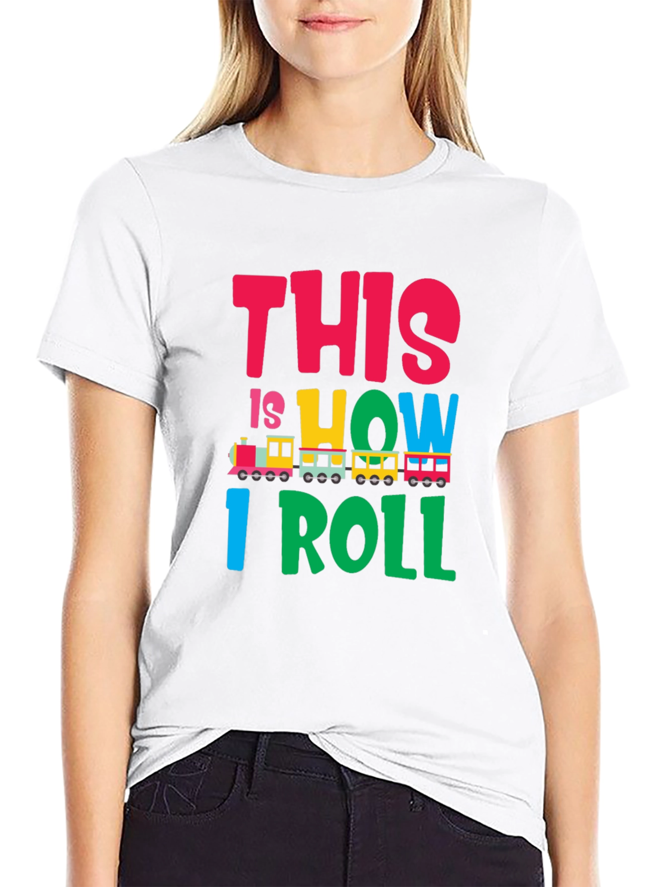 This is How I Roll Train Graphic T-Shirt