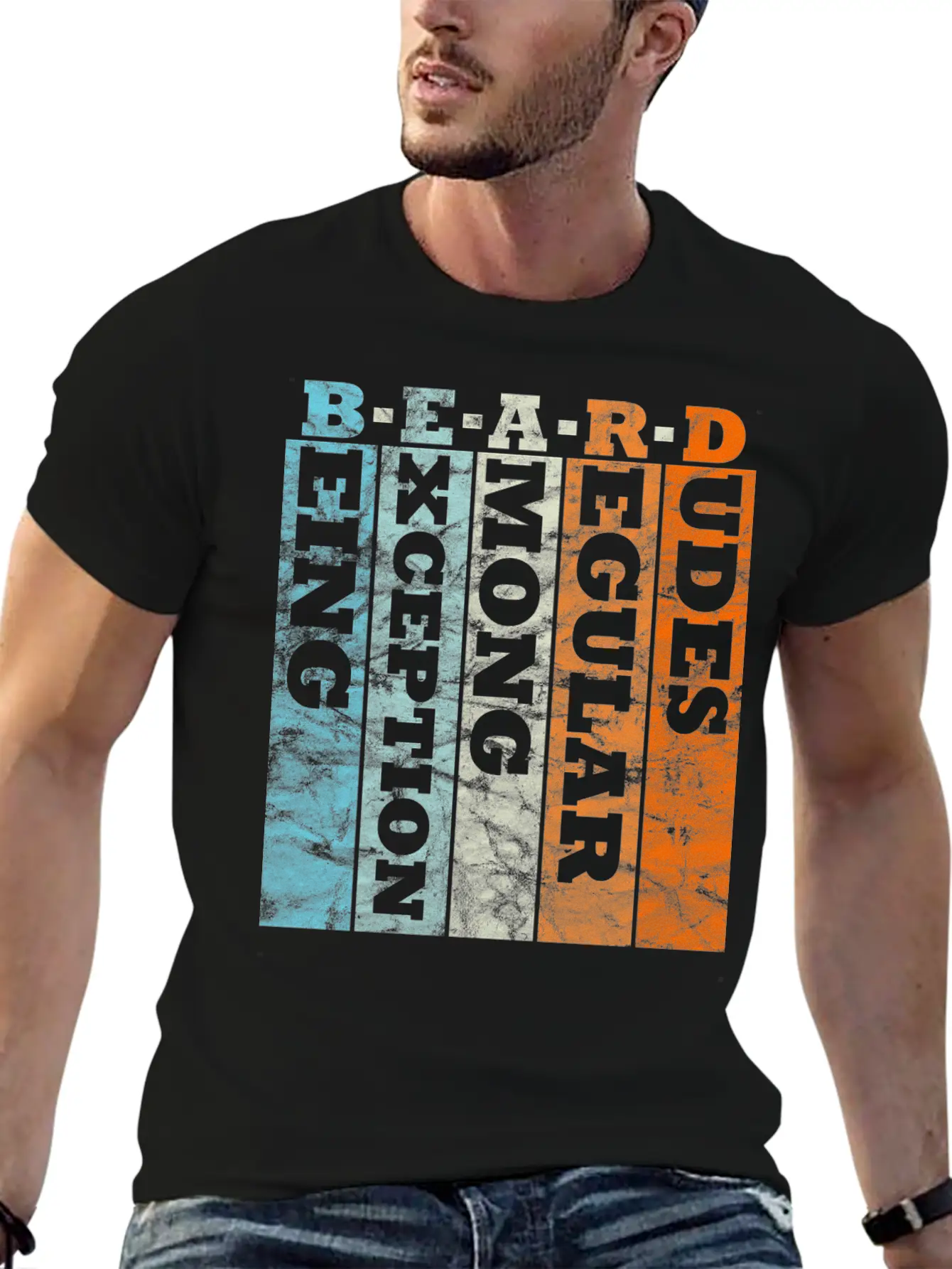 B E A R D - Being Exception Among Regular Dudes Unisex Casual T-Shirt – Clean Design For Daily Comfort