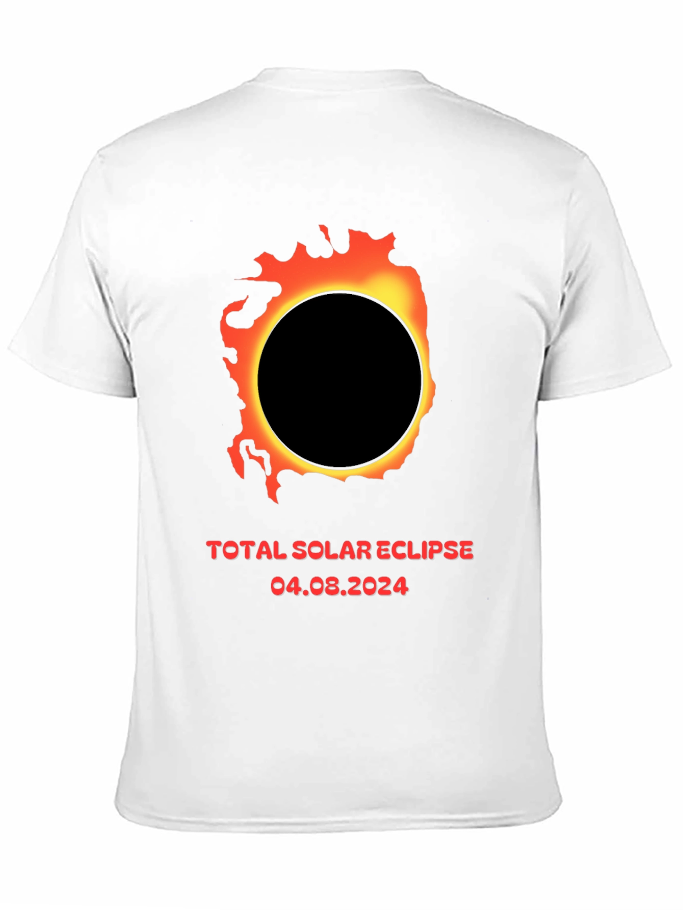 Total Solar Eclipse 2024 Black T-Shirt