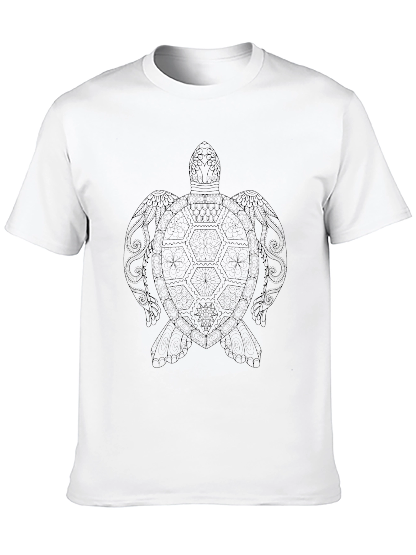 Turtle Graphic Black T-Shirt