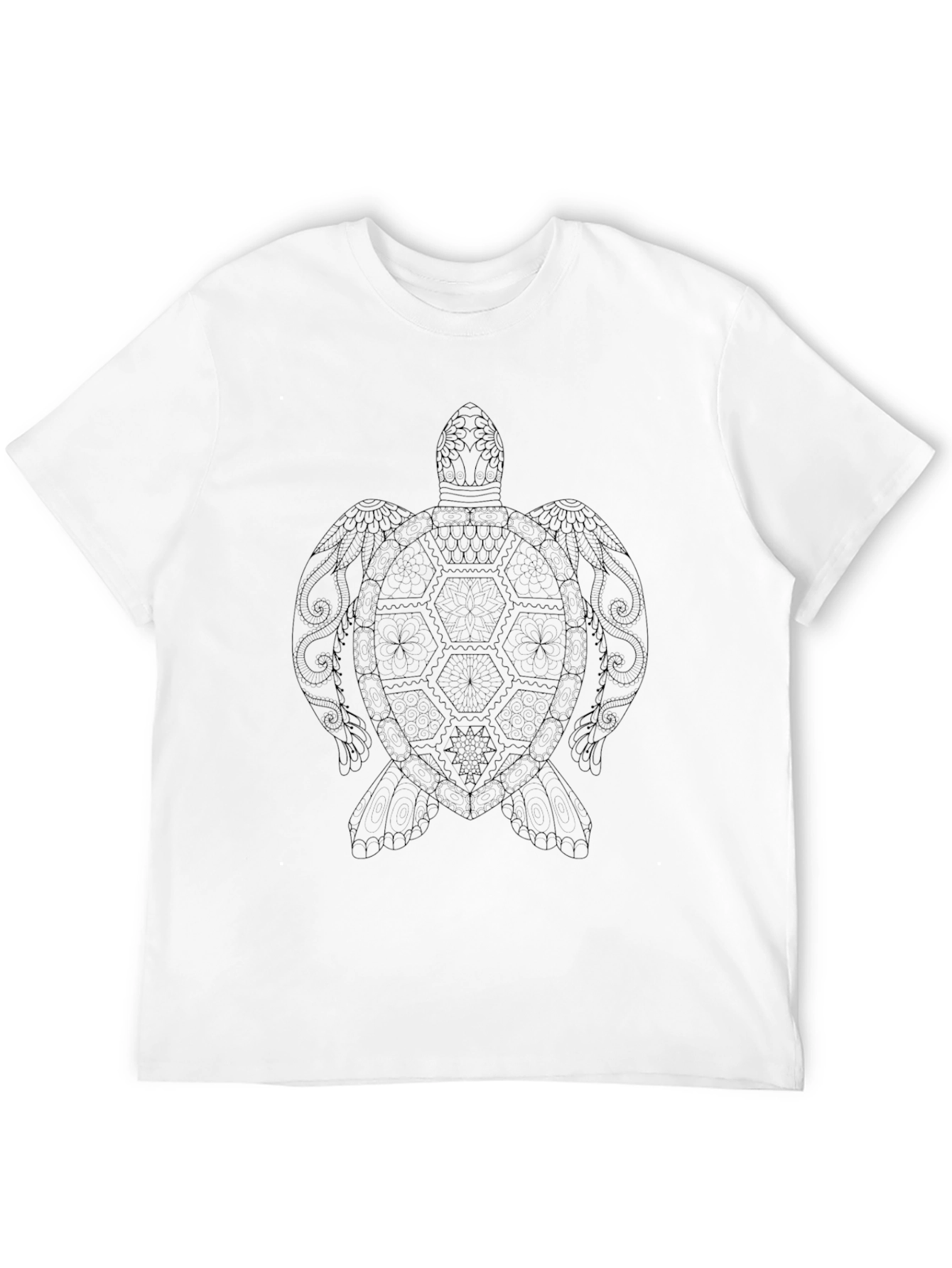 Turtle Graphic Black T-Shirt