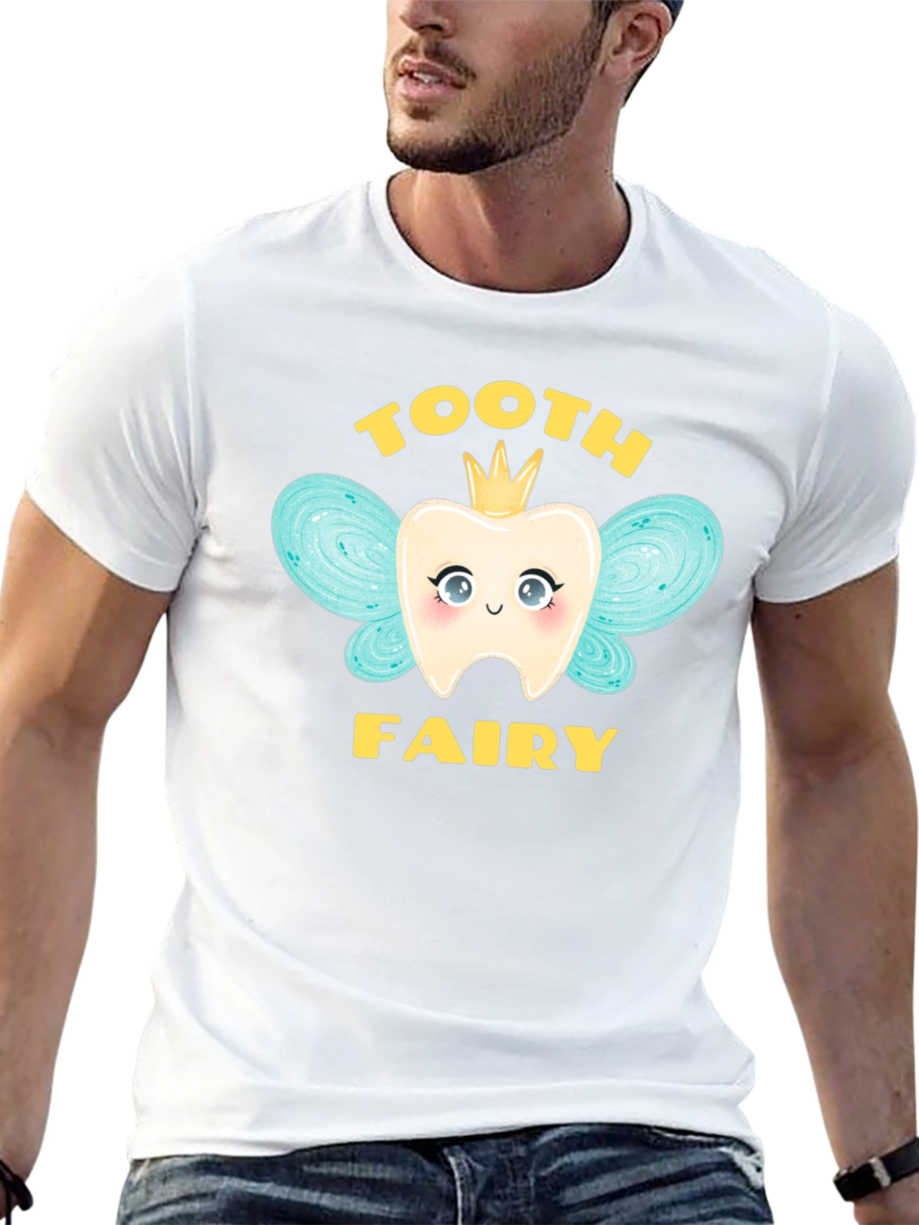 Tooth Fairy Graphic T-Shirt Cute Dental Tee