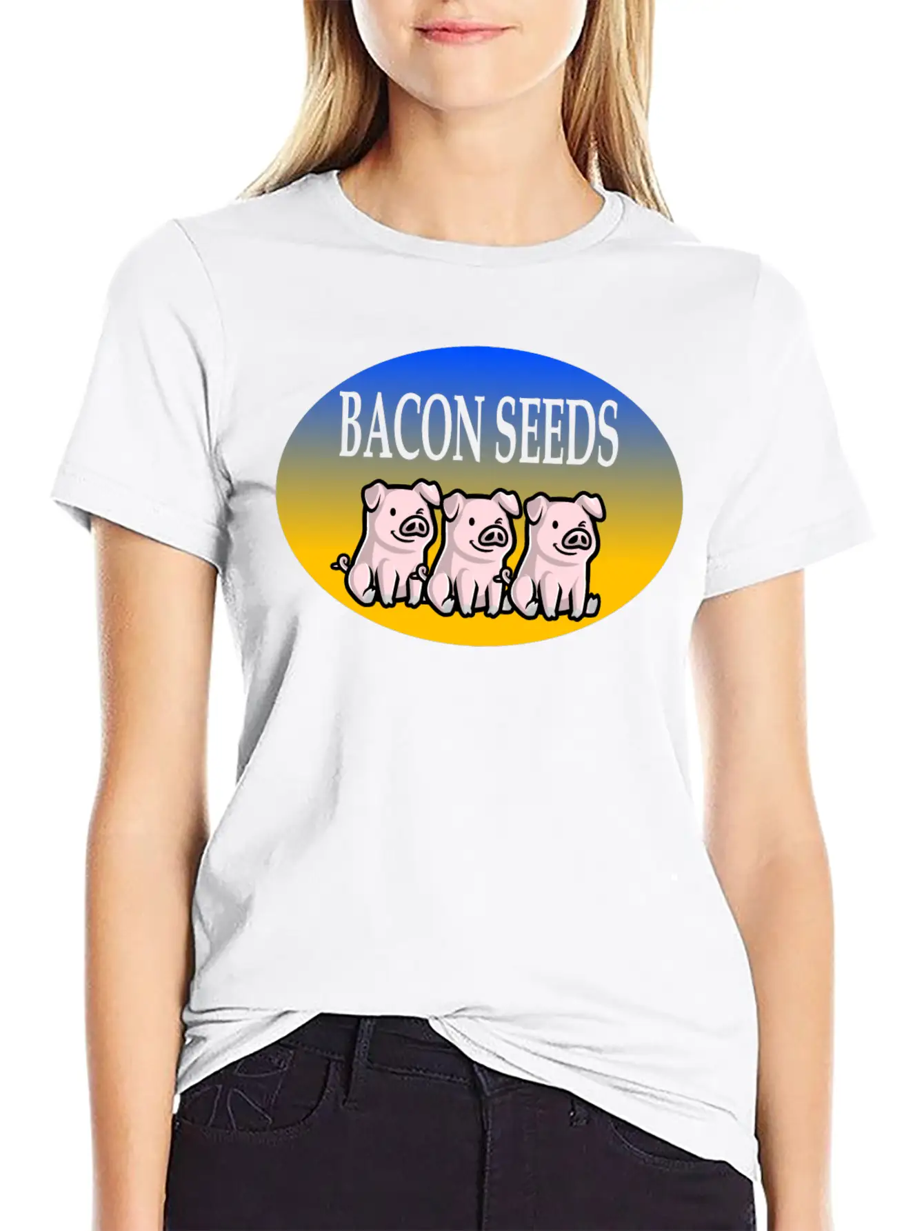 Bacon Seeds Essential Cotton Tee For Daily Outfits – Unisex Style