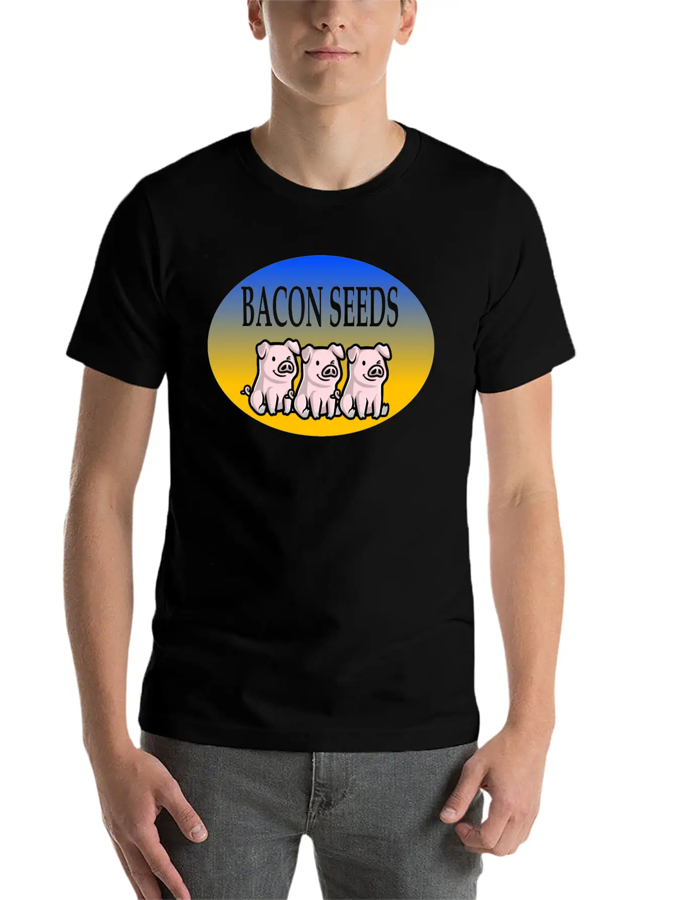 Bacon Seeds Essential Cotton Tee For Daily Outfits – Unisex Style
