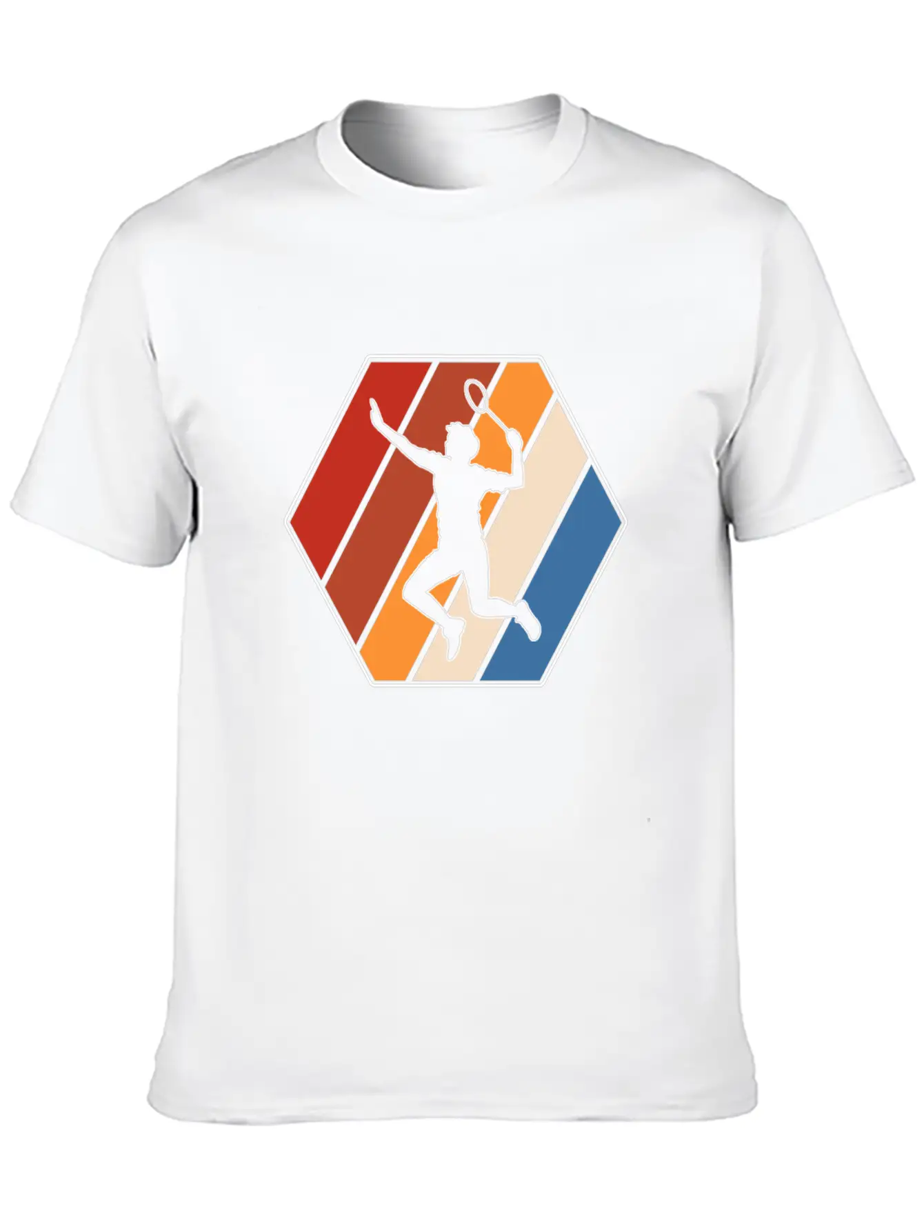 Badminton Retro Modern Fit Casual T-Shirt – Clean And Versatile Design