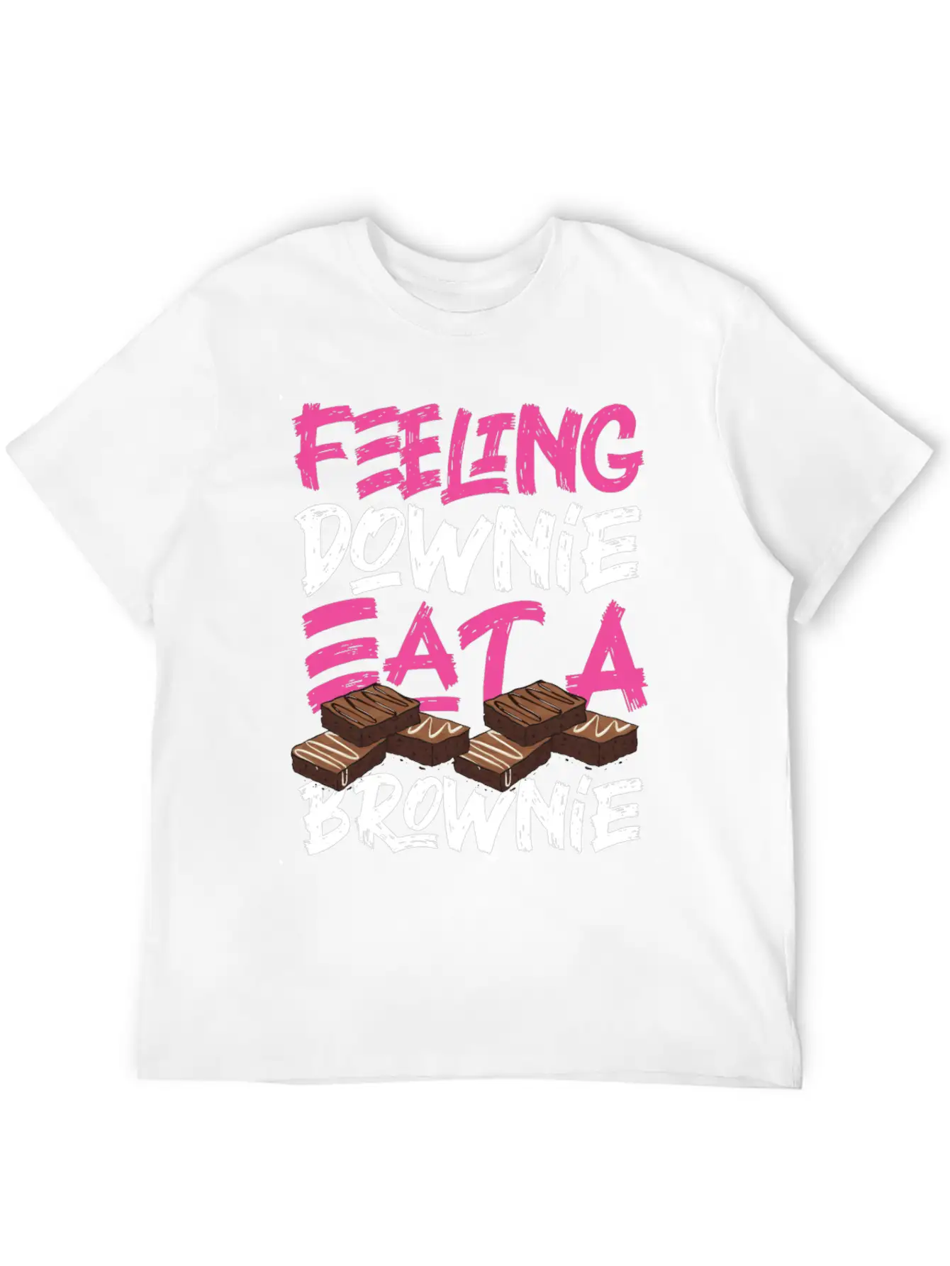 Bake Baking Brownie Pun Feeling Lightweight Cotton T-Shirt – Daily Comfort Graphic Shirt