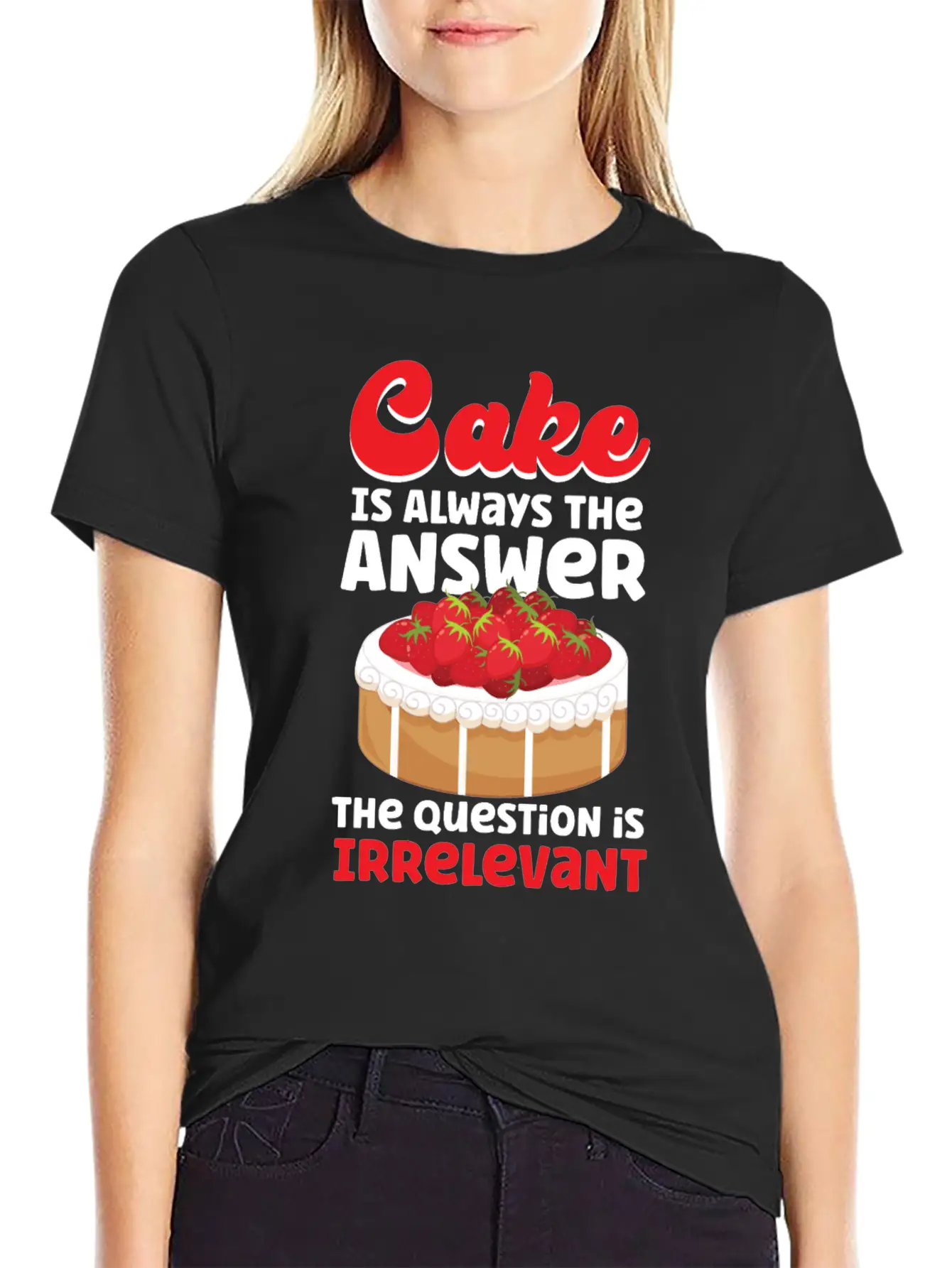 Bake Baking Cake Cake Is Always Soft Cotton Short Sleeve Tee – Unisex Wardrobe Staple
