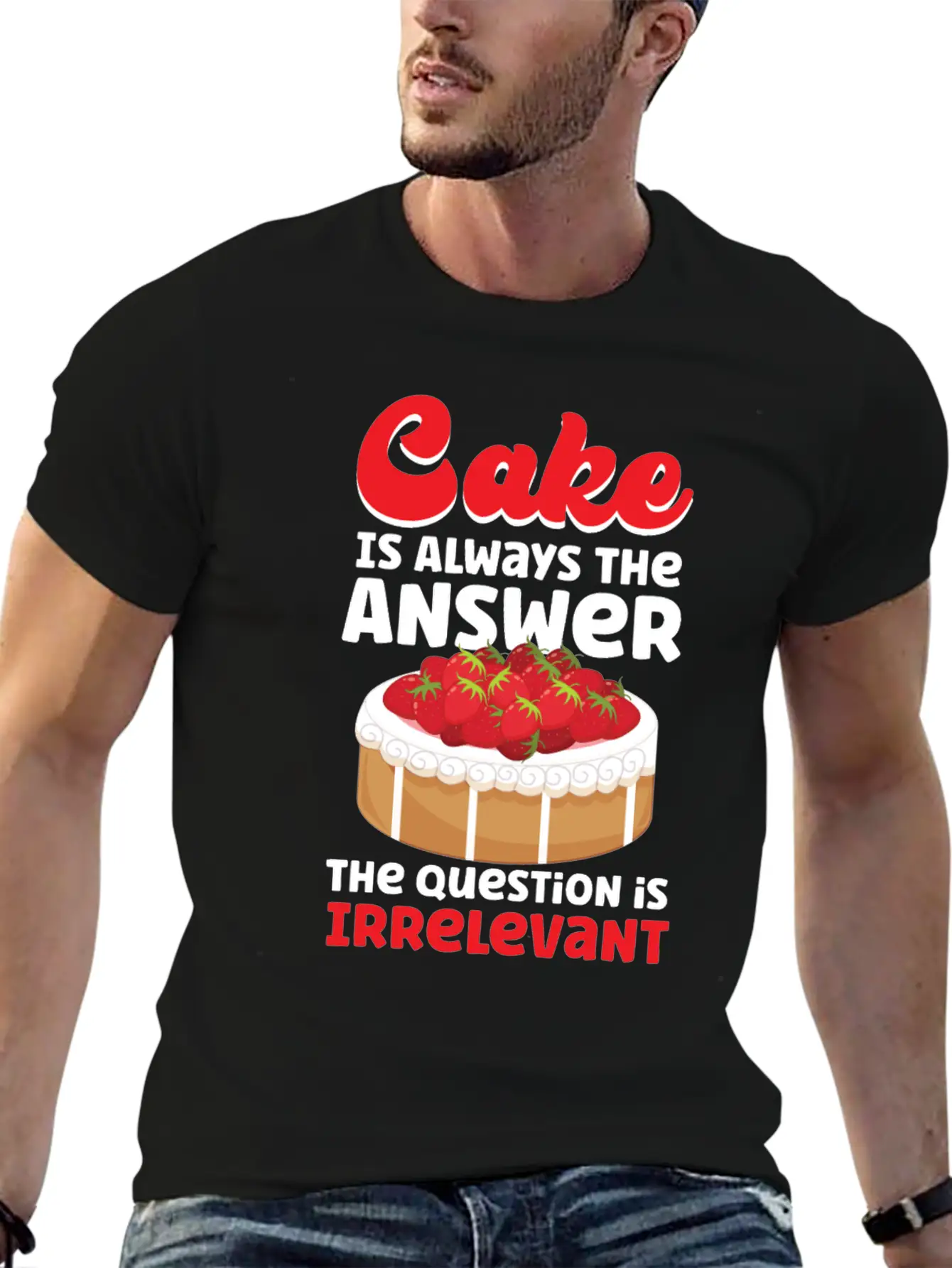 Bake Baking Cake Cake Is Always Soft Cotton Short Sleeve Tee – Unisex Wardrobe Staple