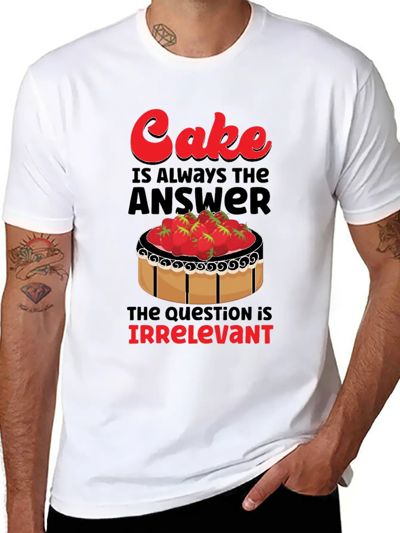 Bake Baking Cake Cake Is Always Soft Cotton Short Sleeve Tee – Unisex Wardrobe Staple