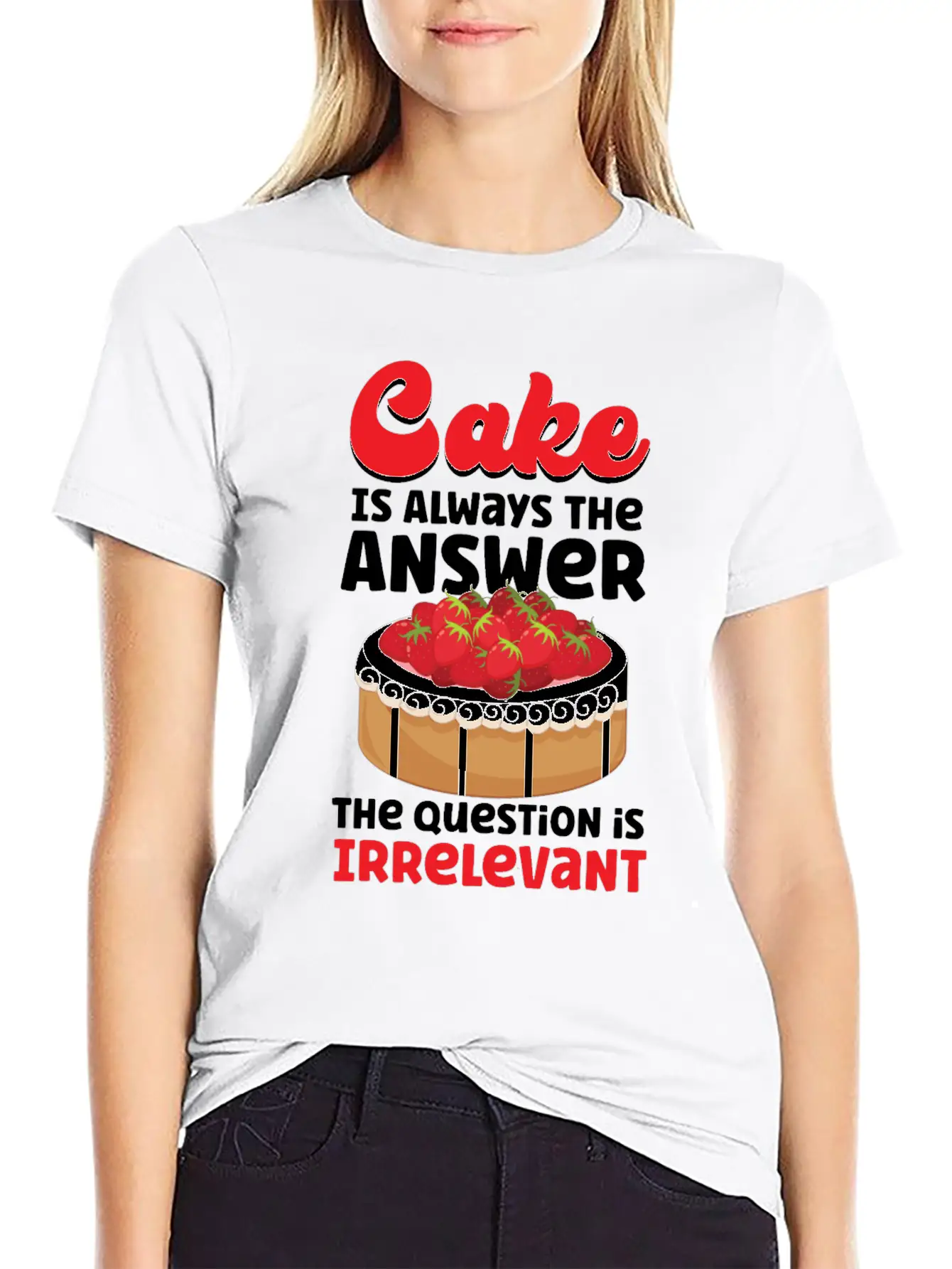 Bake Baking Cake Cake Is Always Soft Cotton Short Sleeve Tee – Unisex Wardrobe Staple