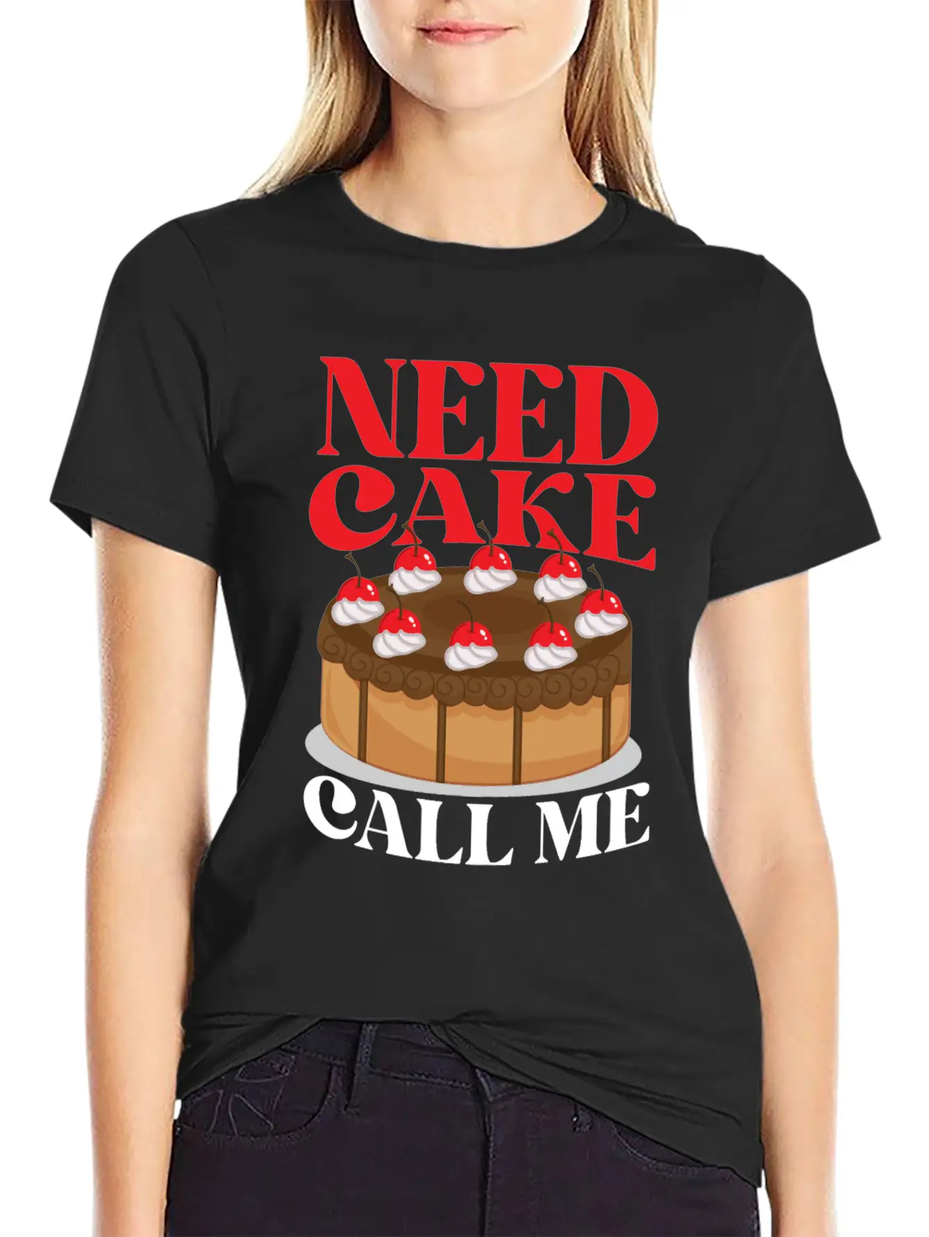 Bake Baking Cake Need Cake Call Me Unisex Casual T-Shirt – Clean Design For Daily Comfort