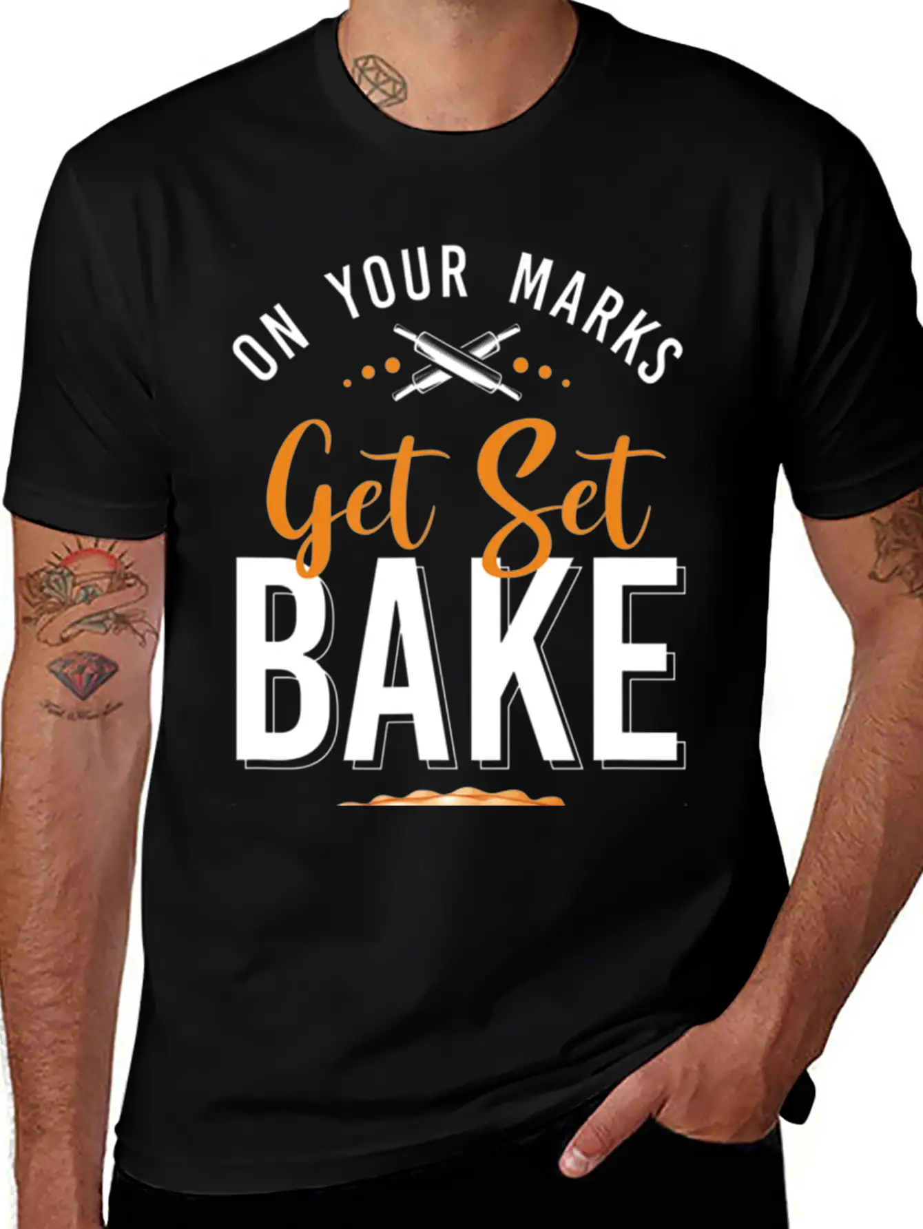 Bake Baking Cake Pie Modern Fit Casual T-Shirt – Clean And Versatile Design