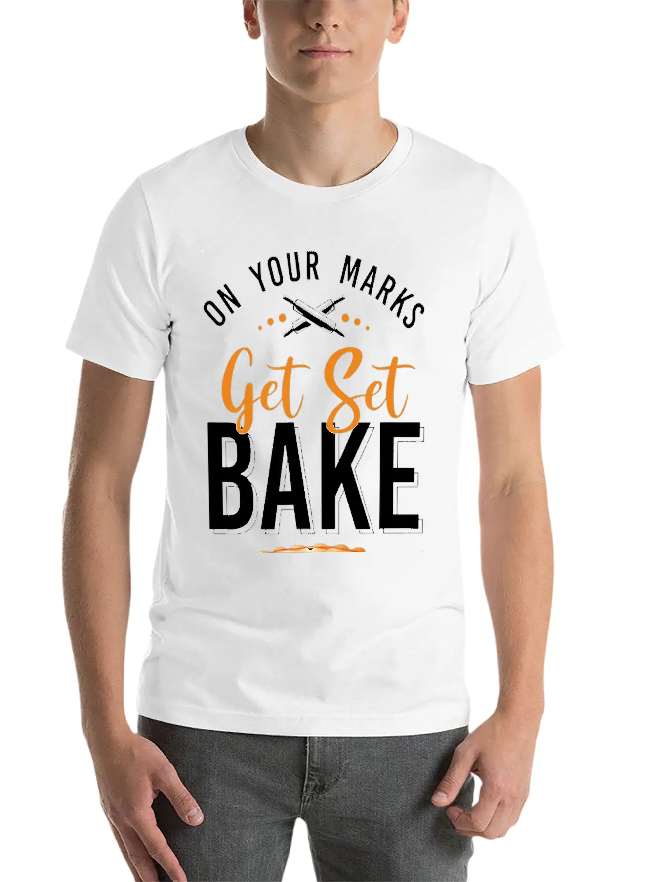 Bake Baking Cake Pie Modern Fit Casual T-Shirt – Clean And Versatile Design