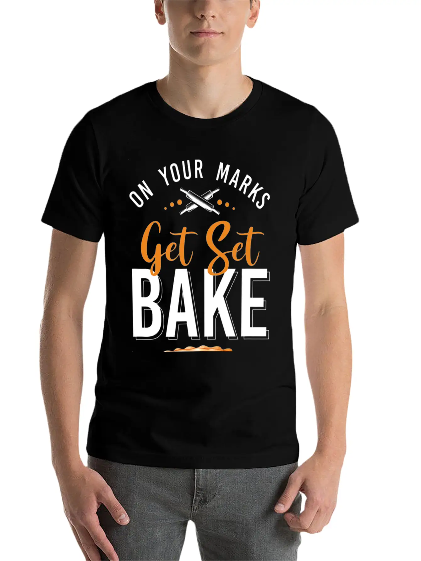 Bake Baking Cake Pie Modern Fit Casual T-Shirt – Clean And Versatile Design