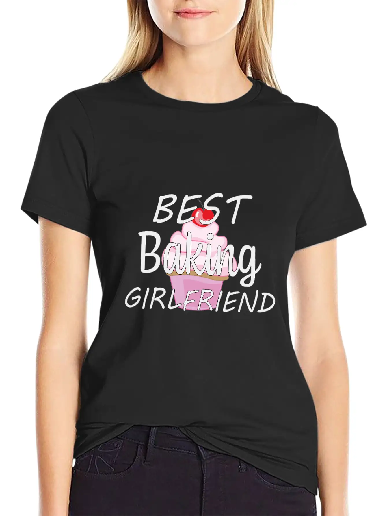 Baking Girlfriend Relaxed Everyday Tee – Lightweight And Durable Cotton