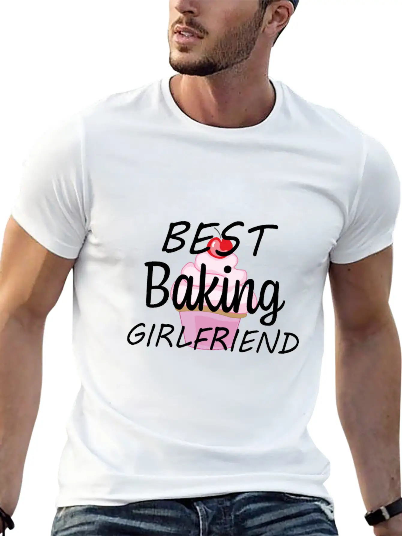 Baking Girlfriend Relaxed Everyday Tee – Lightweight And Durable Cotton